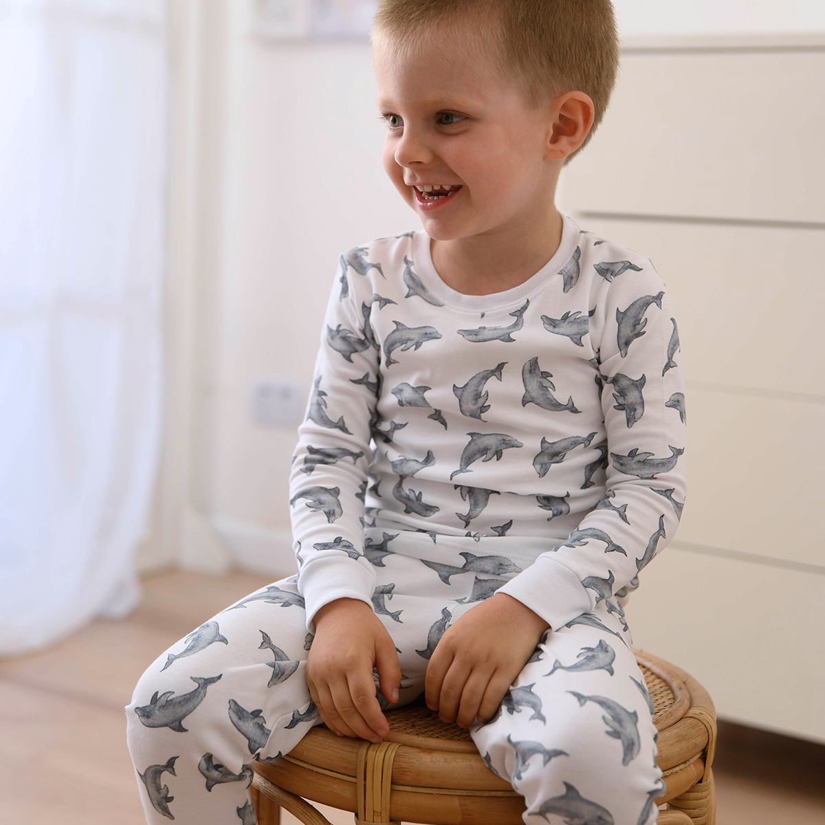 Dolphins Printed Pajama | Boy