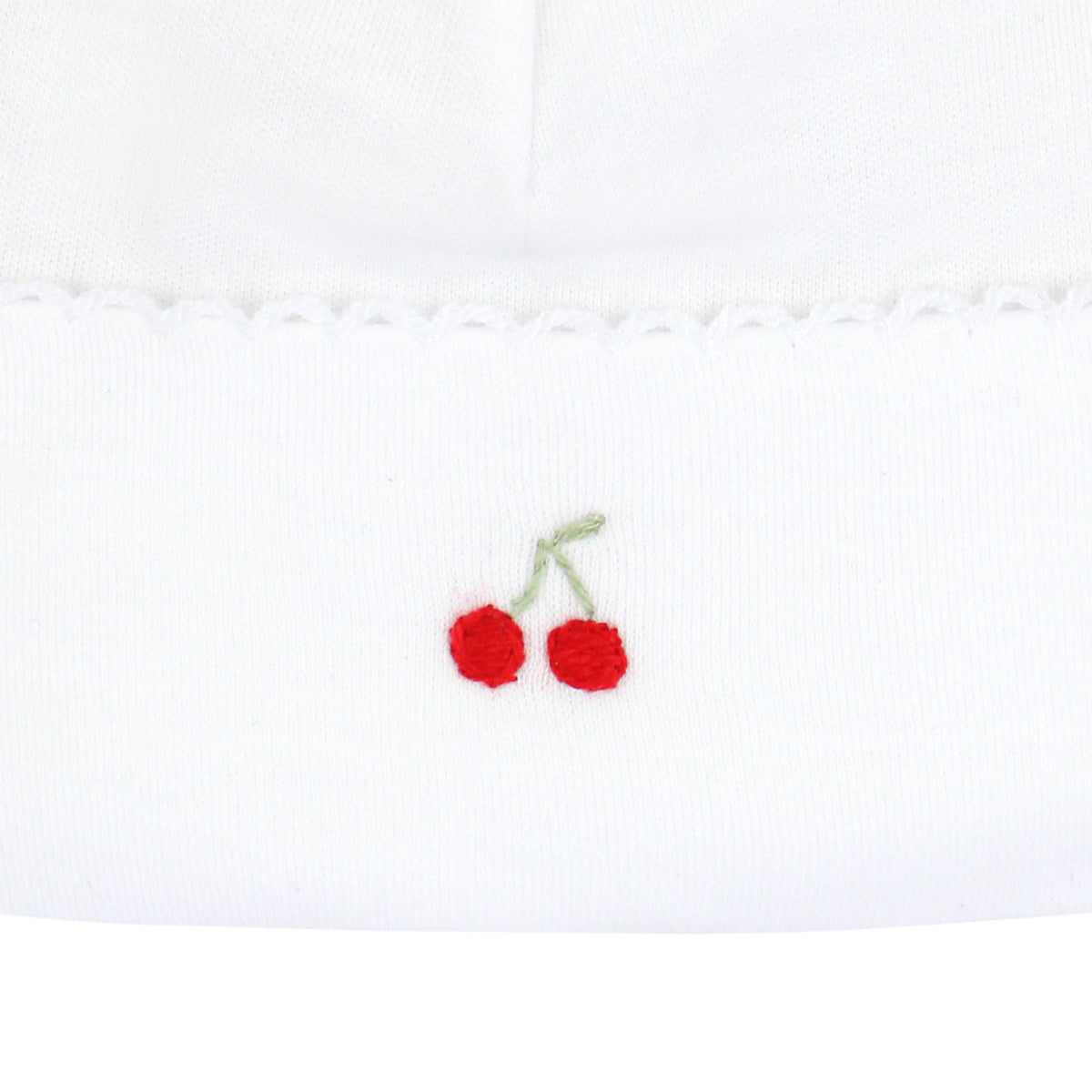 Cherries Embroidery Hat | Baby Girl