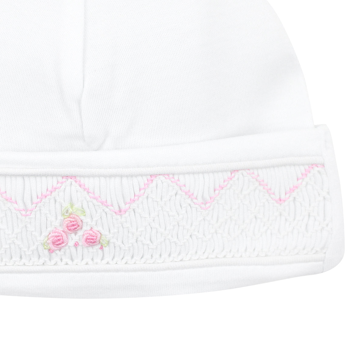 Smock Roses Embroidery Hat | Baby Girl