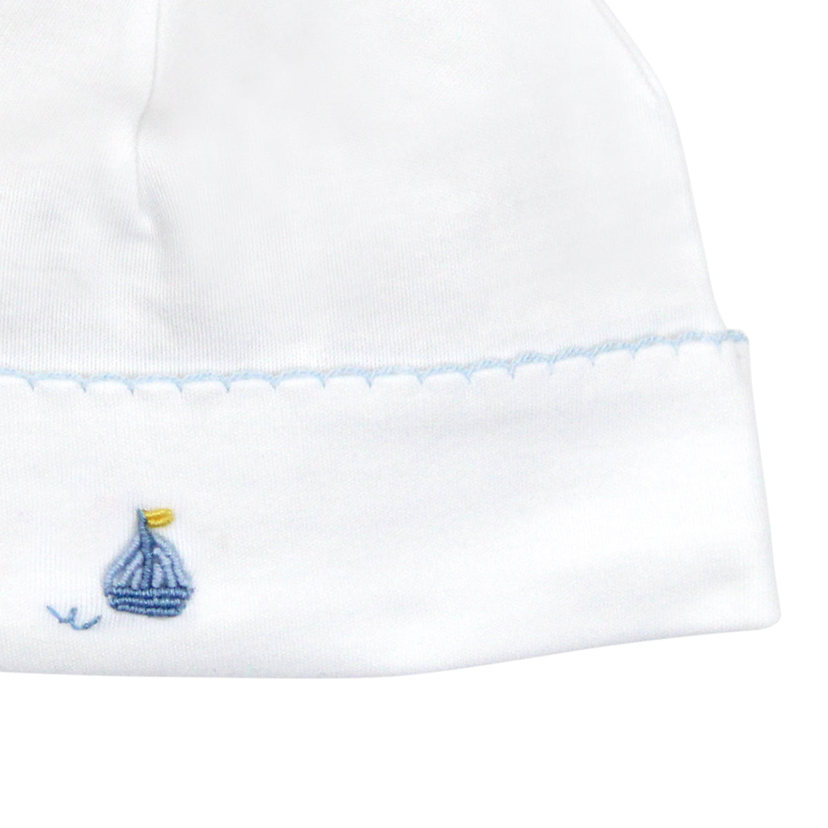 Graceful Sailboats Embroidery Hat | Baby Boy