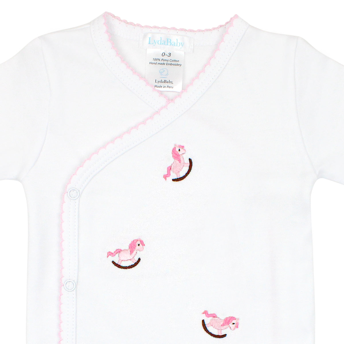 Woodhorse Embroidery Set 2 Pieces | Baby Girl