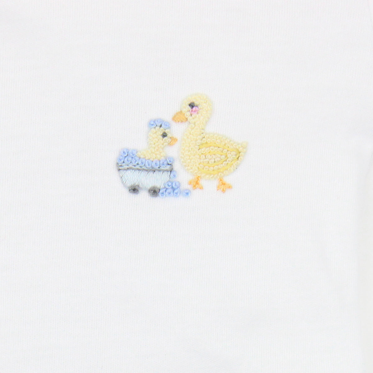 Bath Time Embroidery Footie | Baby Boy