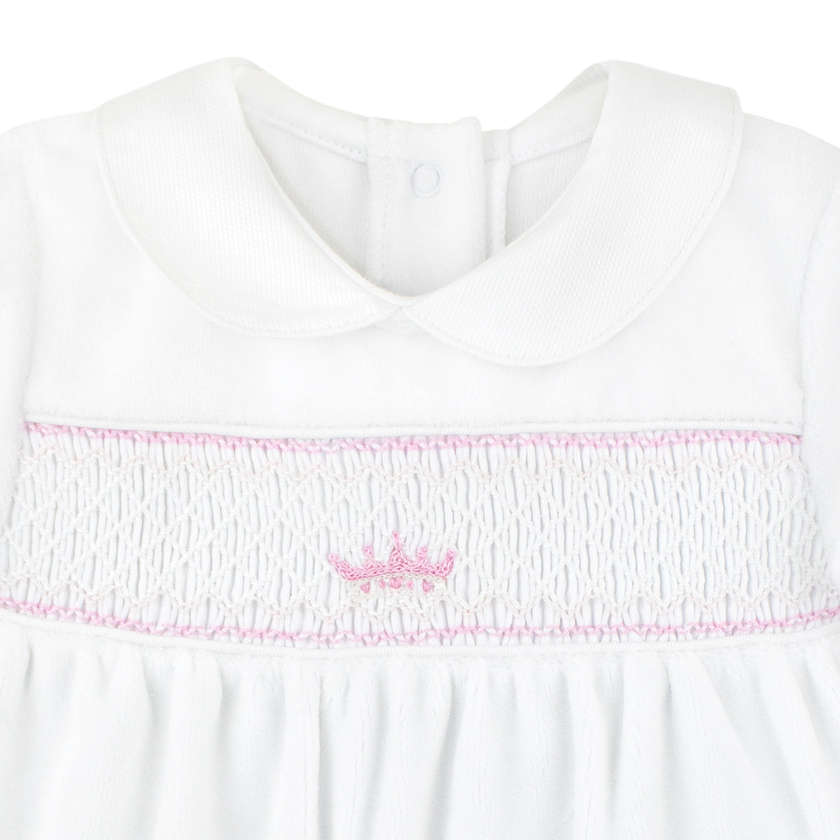 Little Princess Embroidery Footie | Baby Girl