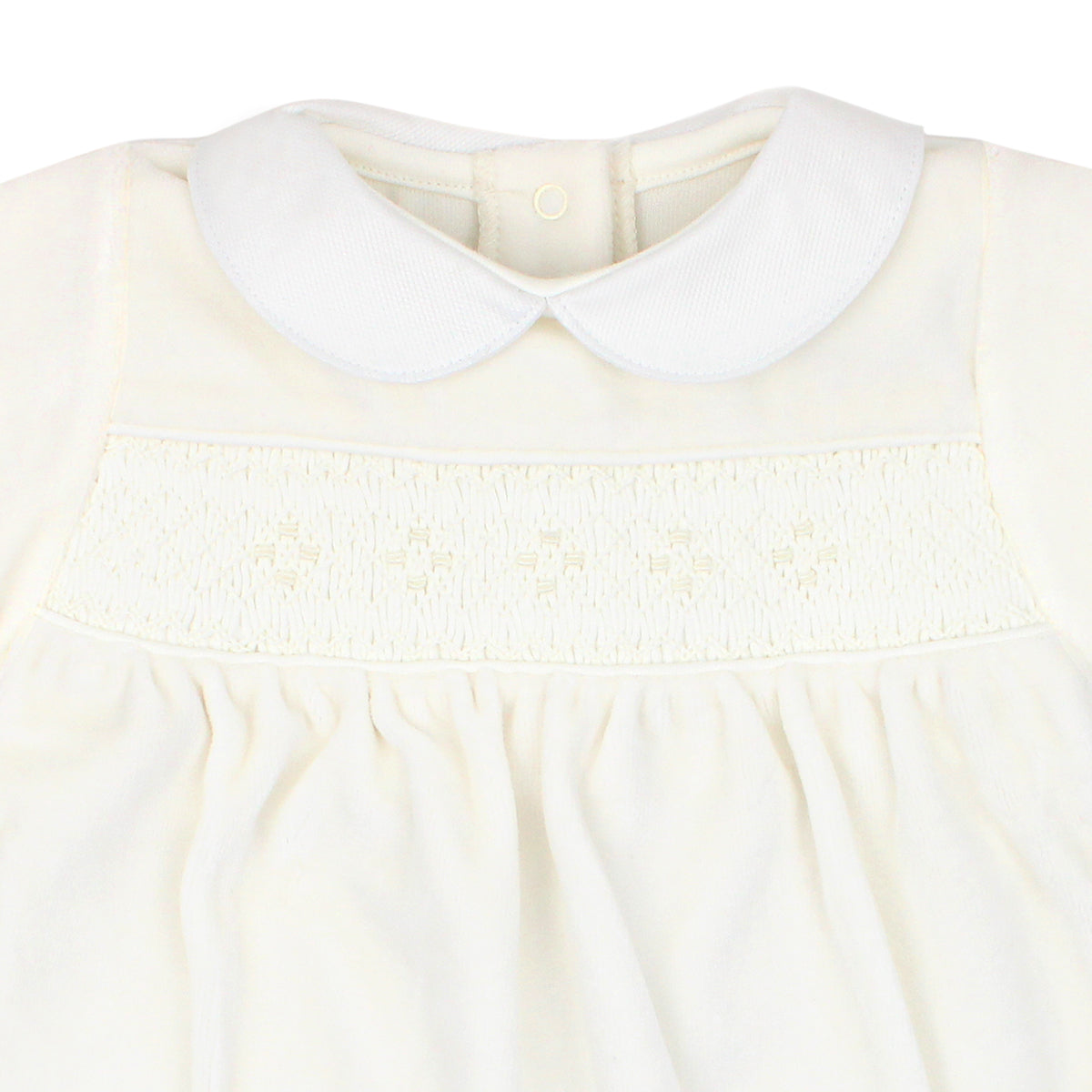 Smock Velour Collection Footie | Baby Unisex