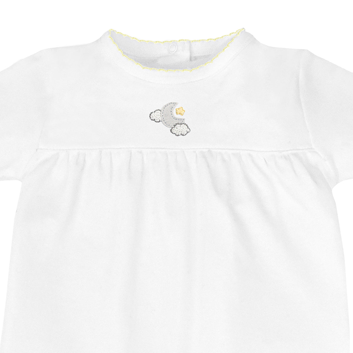 Sweet Dreams Embroidery Footie | Baby Unisex