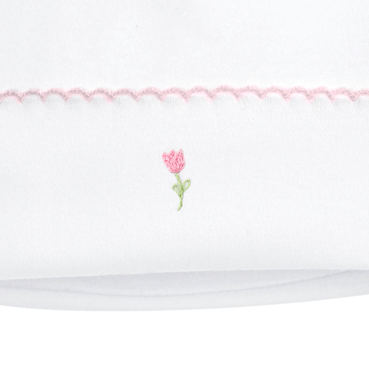 Bloom Tulips Embroidery Hat | Baby Girl