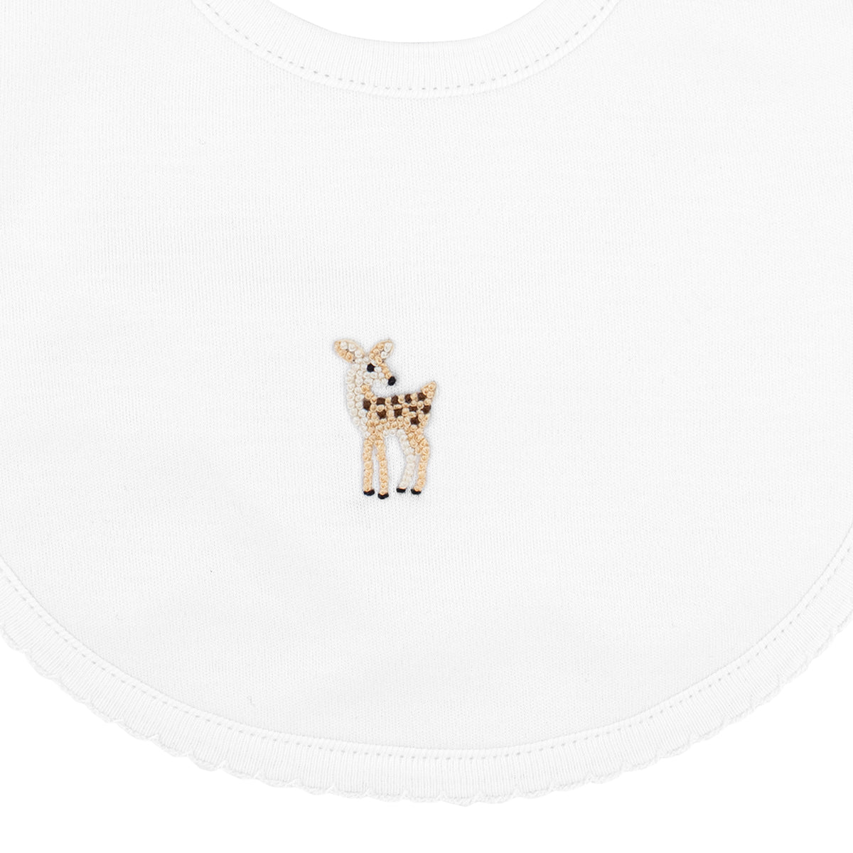 Woodland Friends Embroidery Bib | Baby Unisex