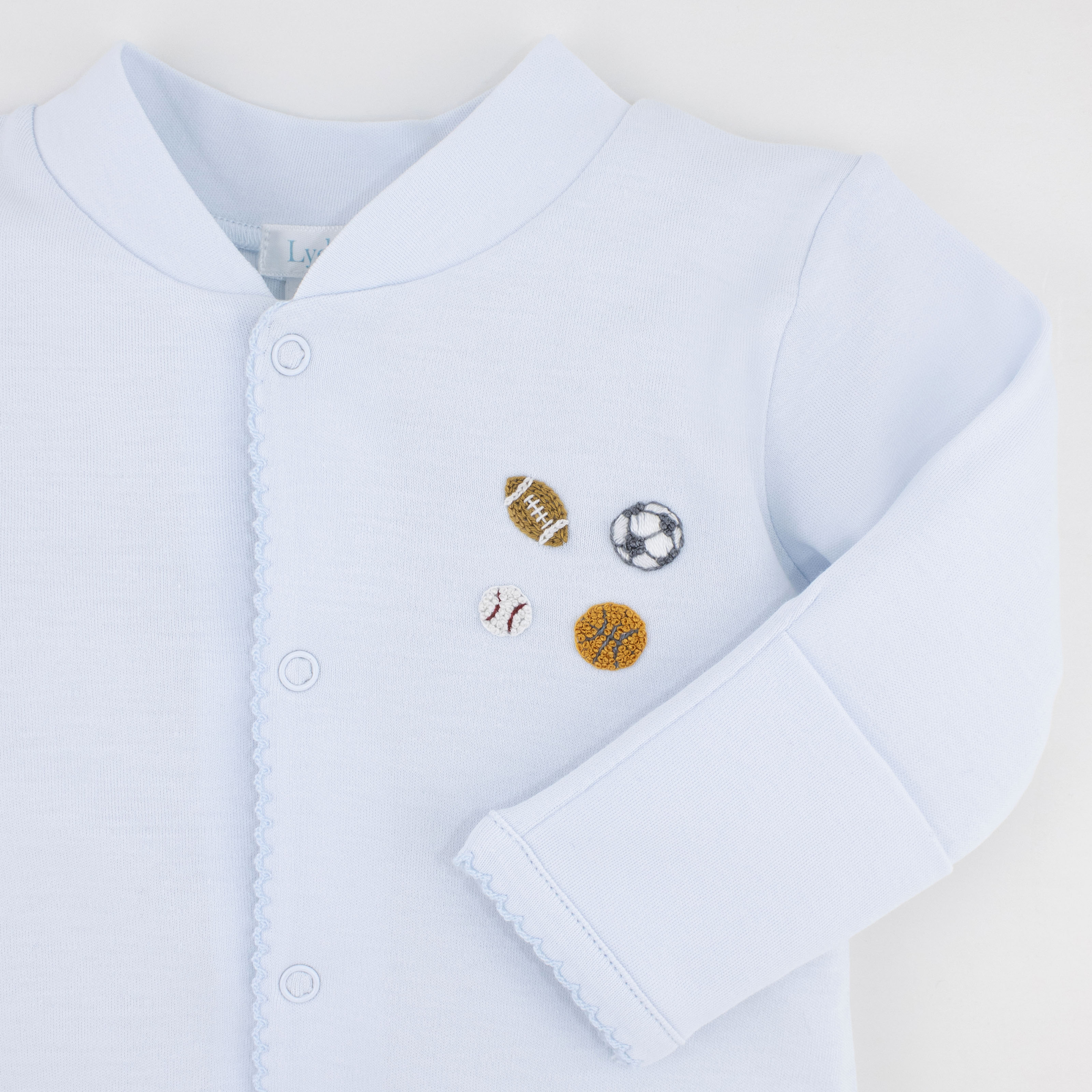 All Star Sports Embroidery Footie | Baby Boy