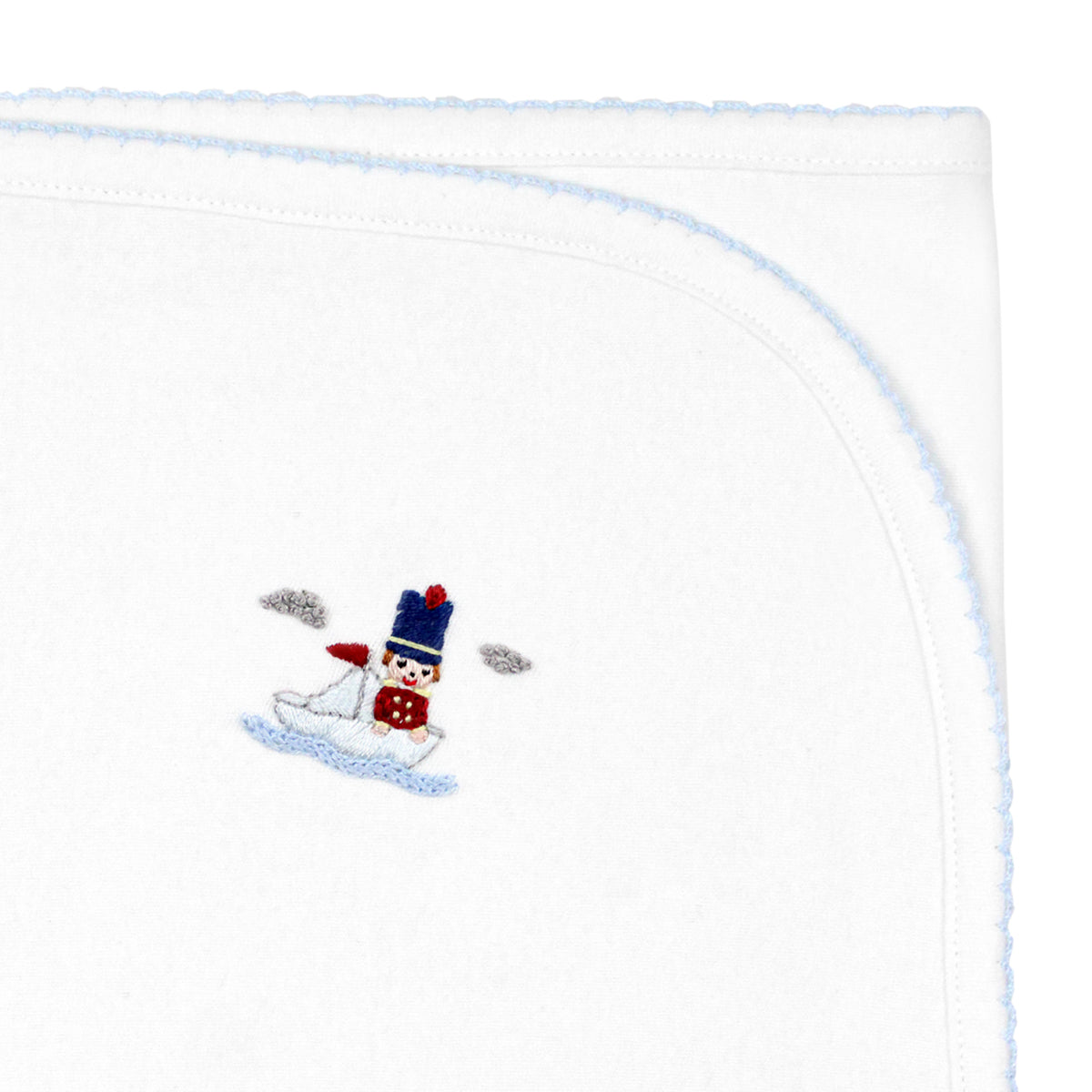 Tin Soldier Embroidery Blanket | Baby Boy