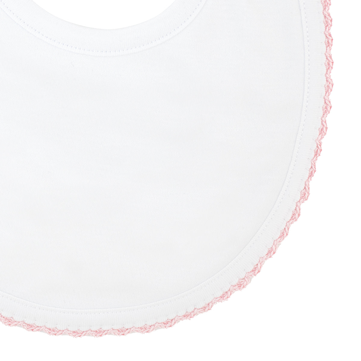 Crochet Collection Embroidery Bib | Baby Girl