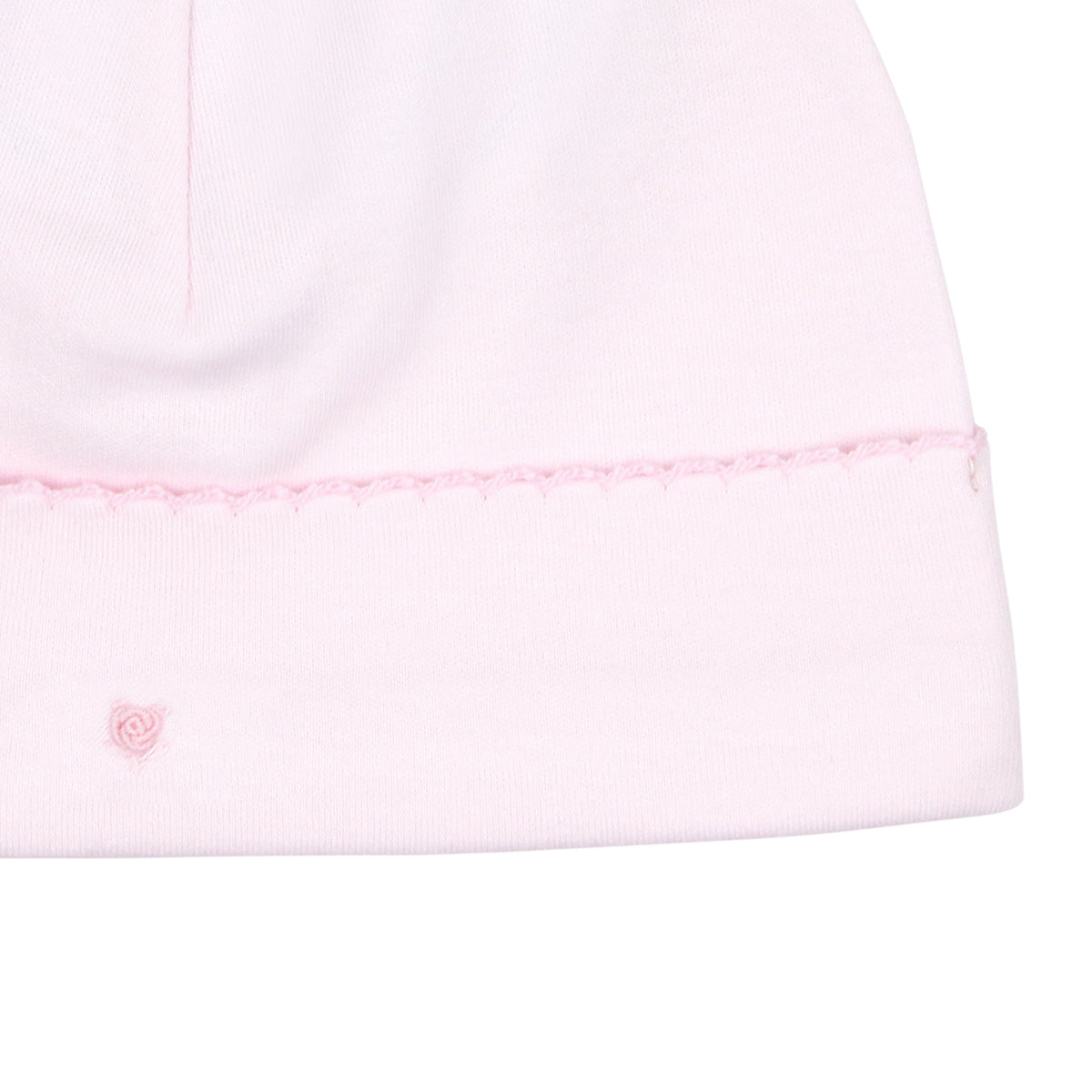 Sweet Roses Pink Embroidery Hat | Baby Girl