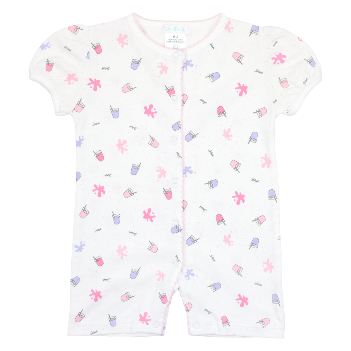 PIMA COTTON-FRUIT JUICE ROMPER