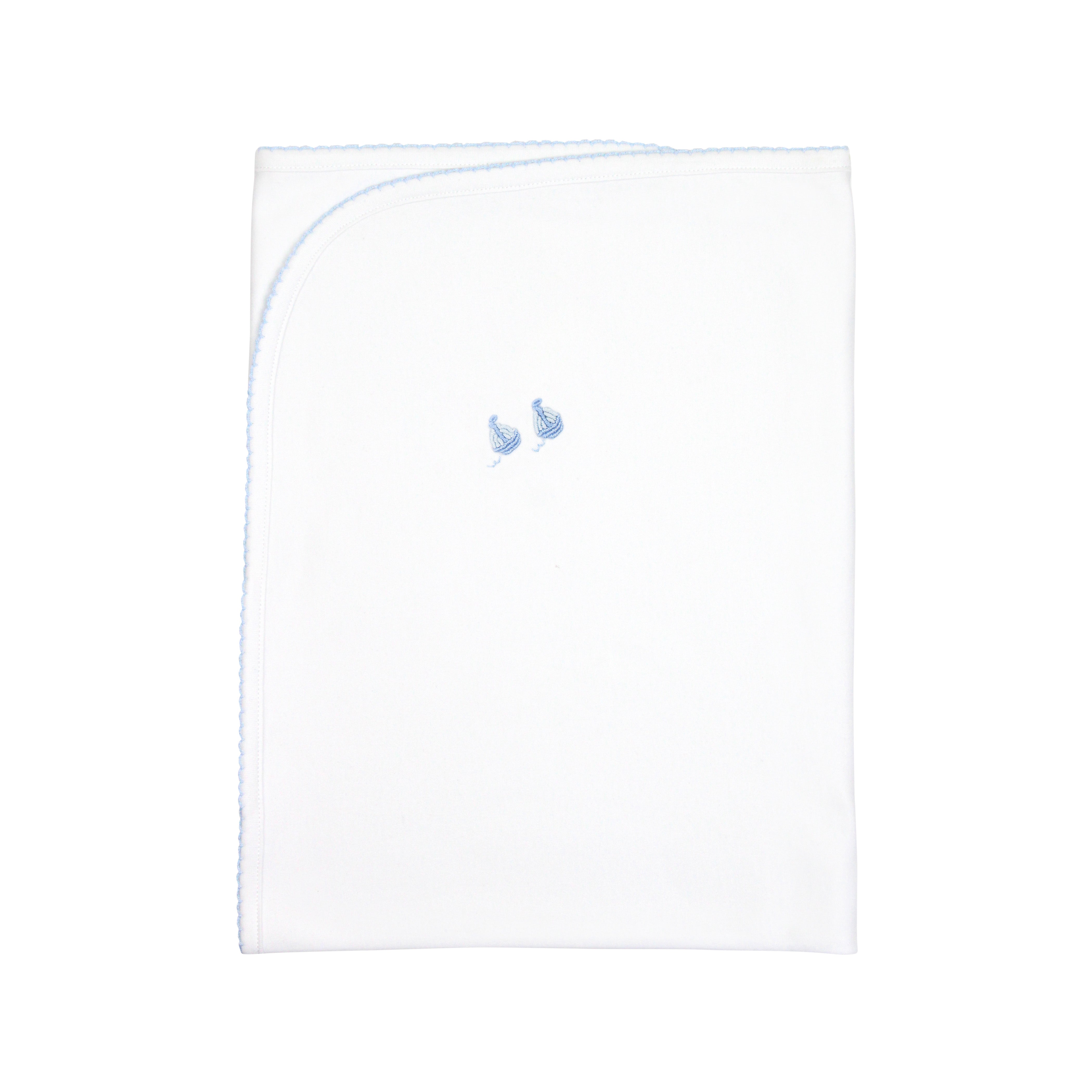 Graceful Sailboats Embroidery Set 4 Pieces | Baby Boy