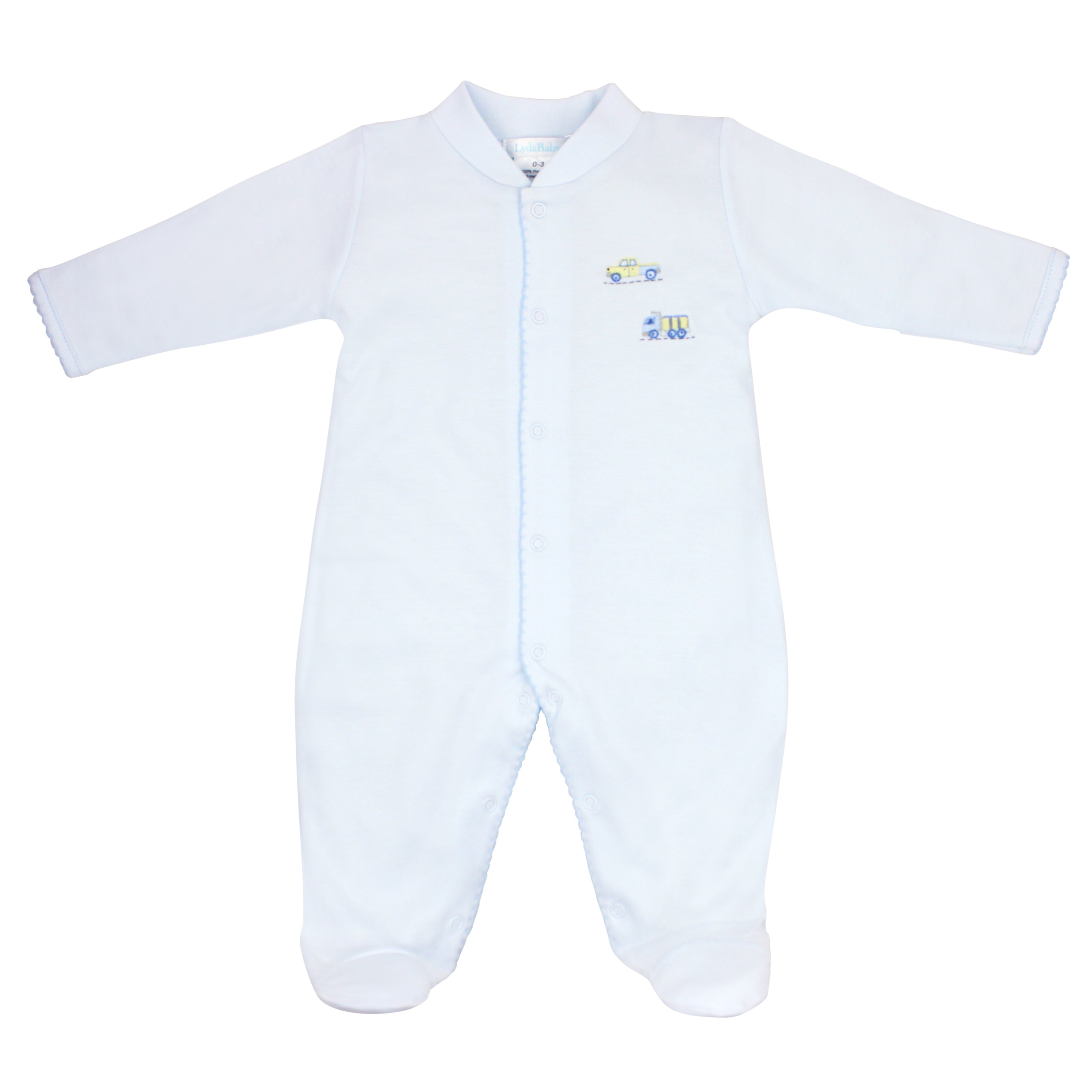 Cars and Trucks Embroidery Set 4 Pieces | Baby Boy