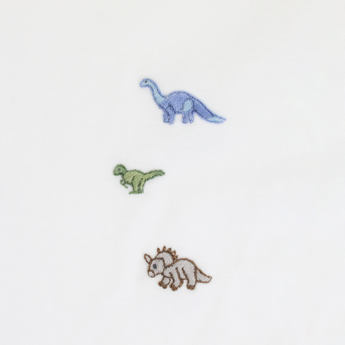 Big Dinos Embroidery Footie | Baby Boy