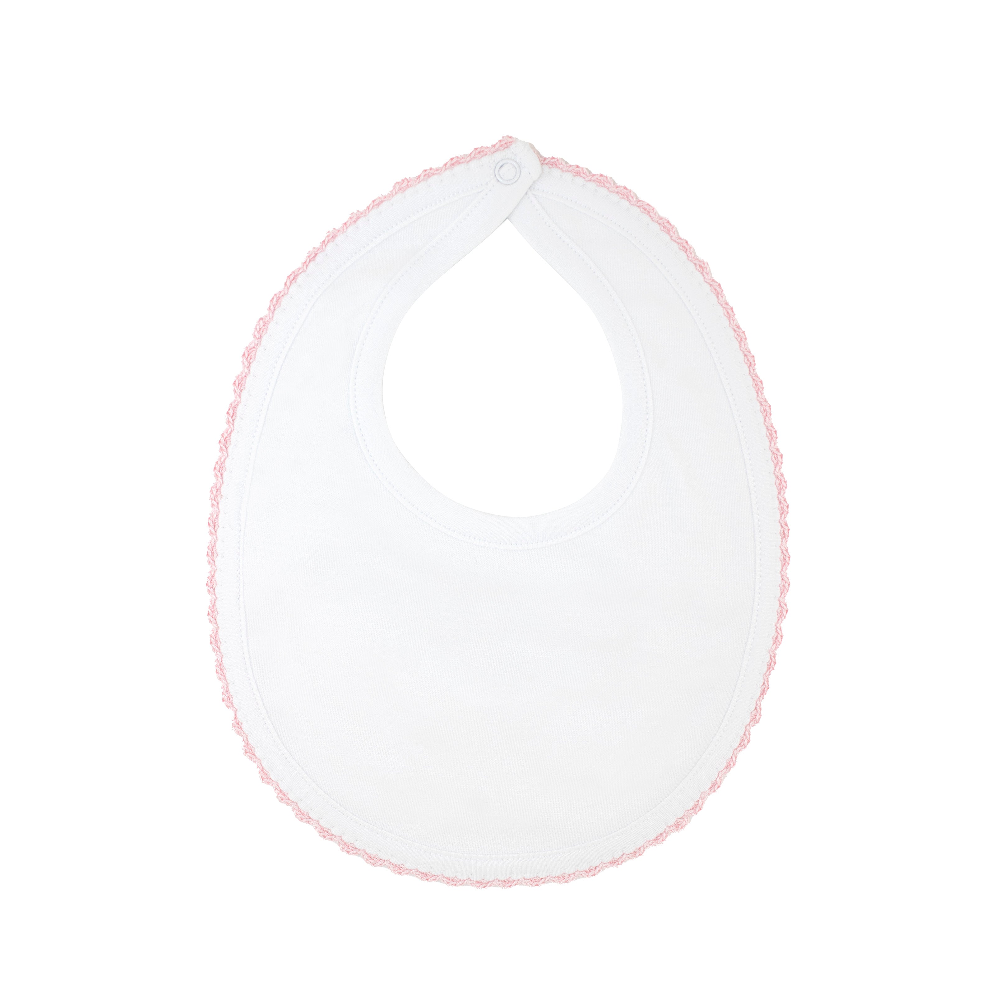 Crochet Collection Embroidery Bib | Baby Girl