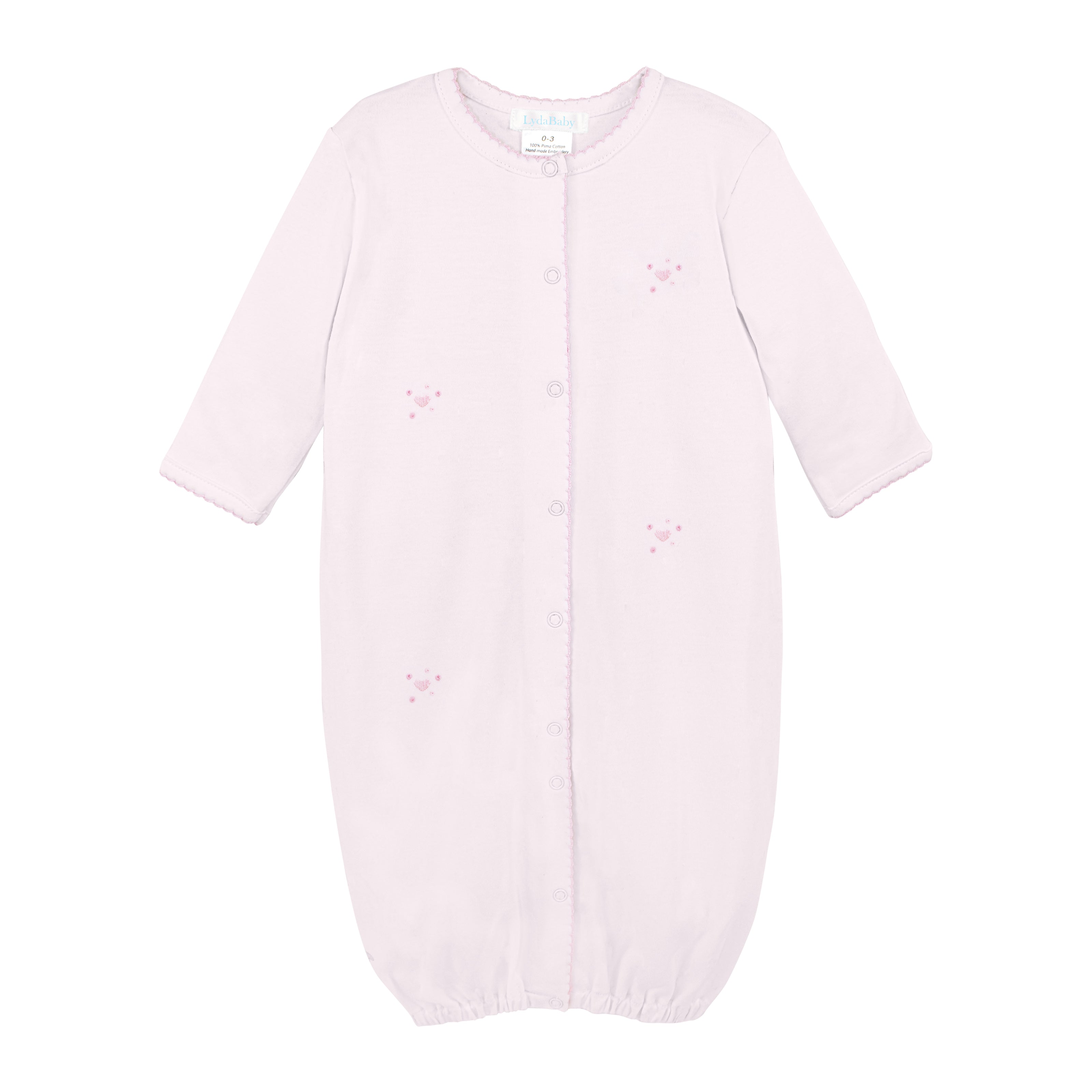 Pink Bubble Hearts Embroidery Converter | BAby Girl