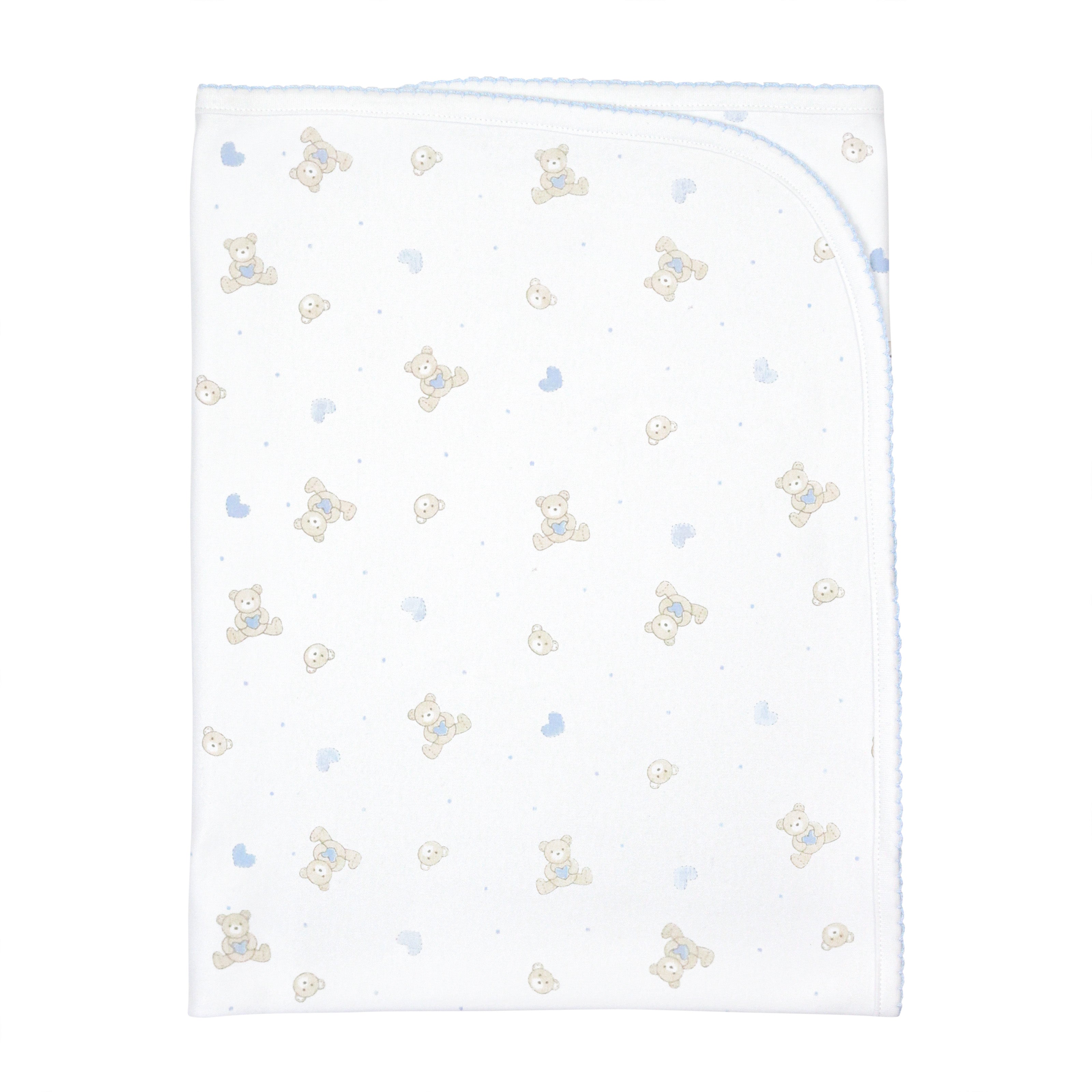 Love Teddy Printed Blanket | Baby Boy