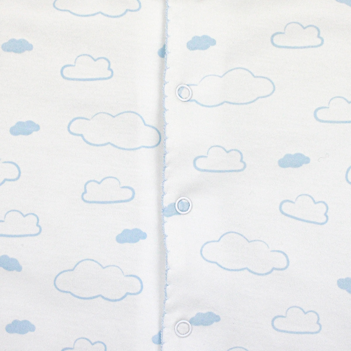 Clouds Printed Footie | Baby Boy