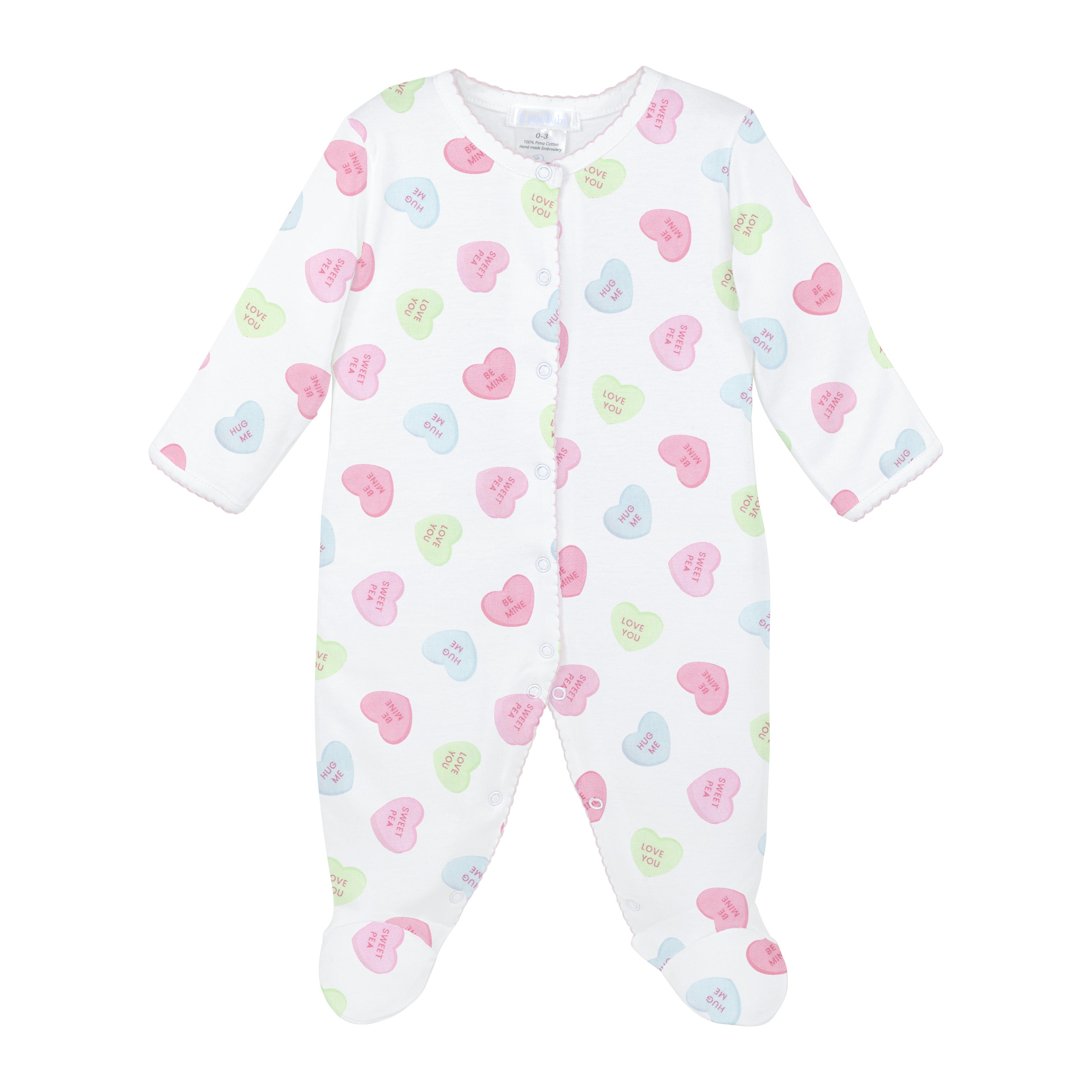 Sweet Candies Printed Footie | Baby Girl