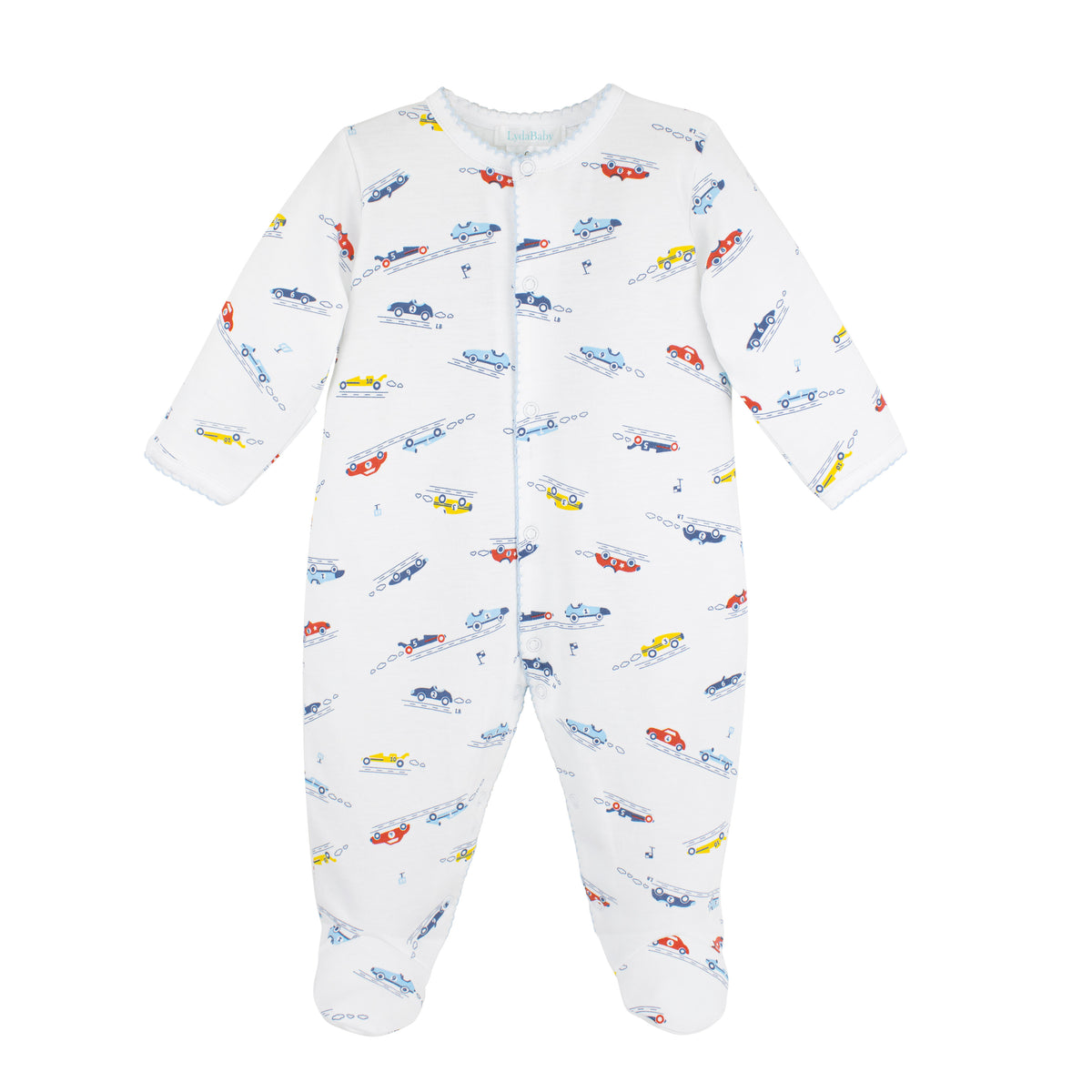 Racers Printed Footie | Baby Boy