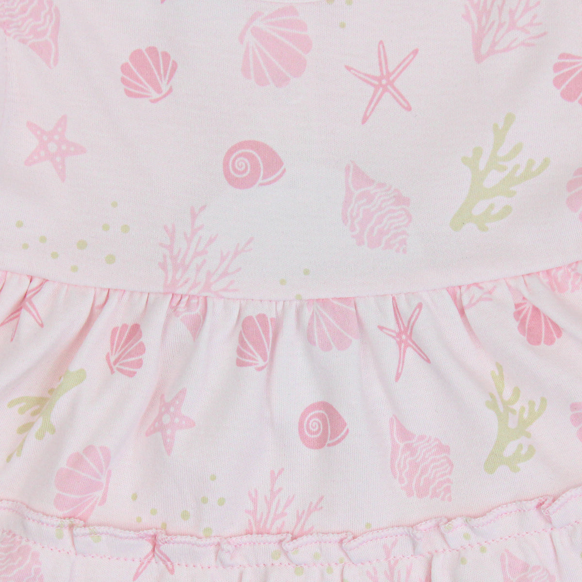 Seashells Printed Dress | Baby Girl