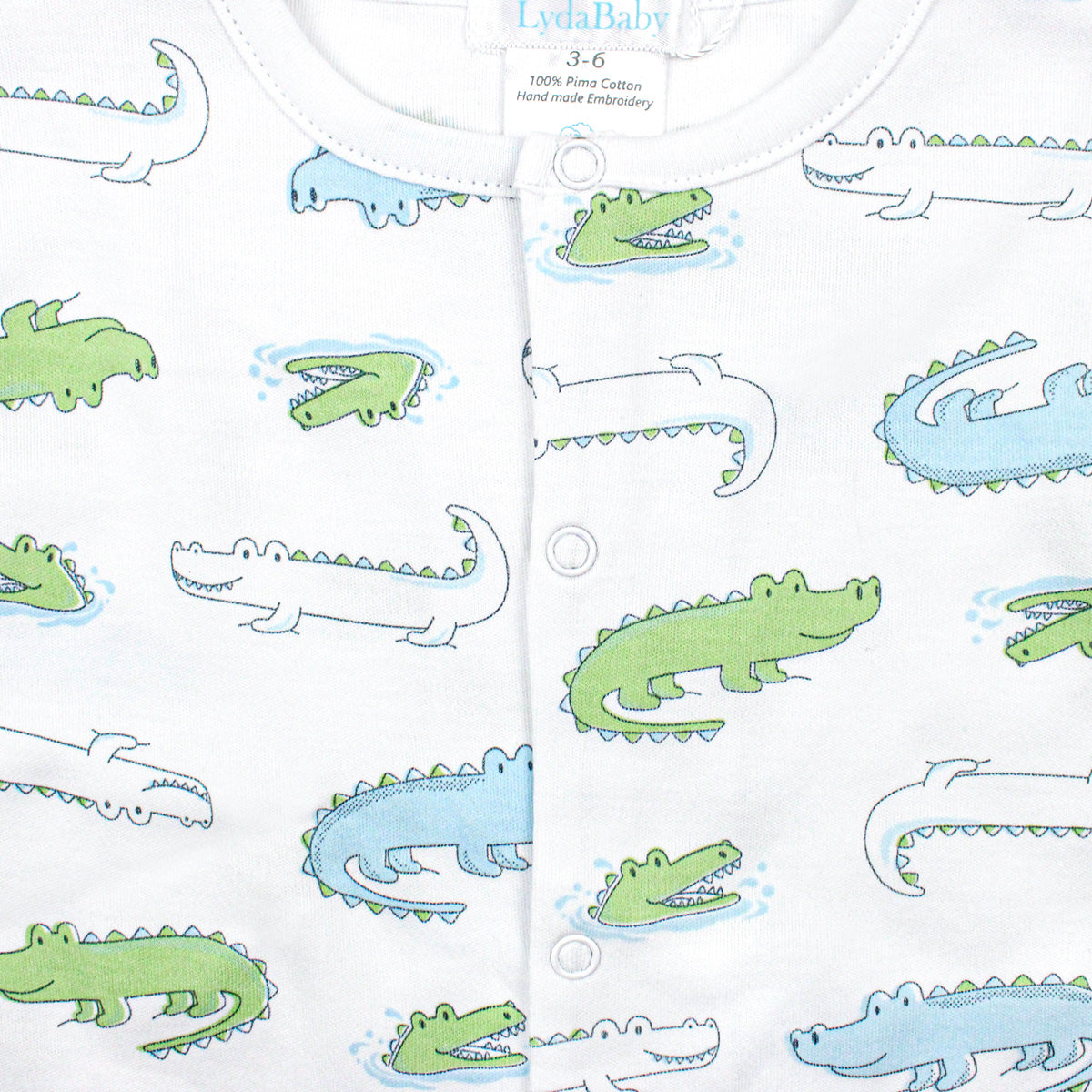 Crocodile Printed Romper | Baby Boy
