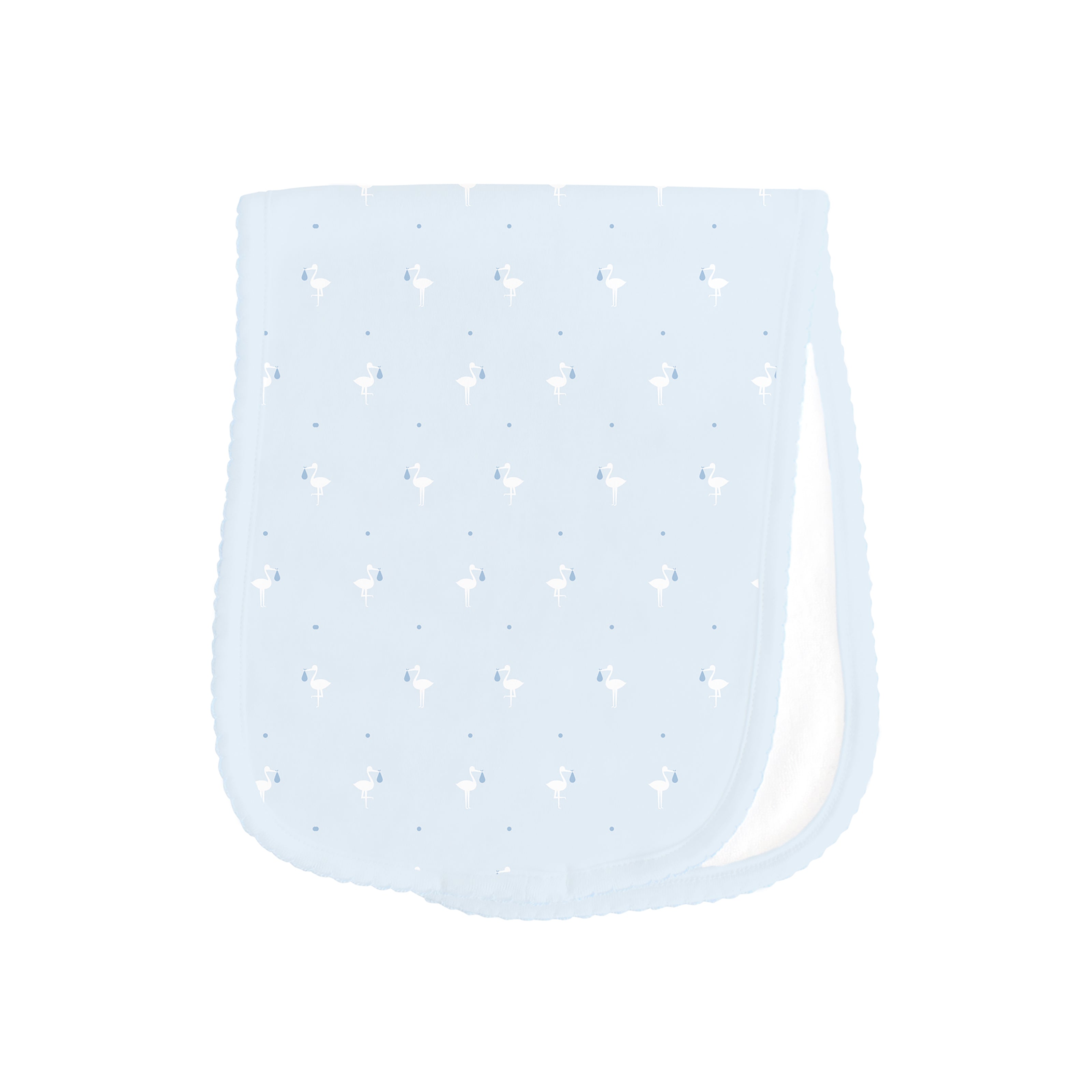 Baby Stork Printed Burpie | Baby Boy
