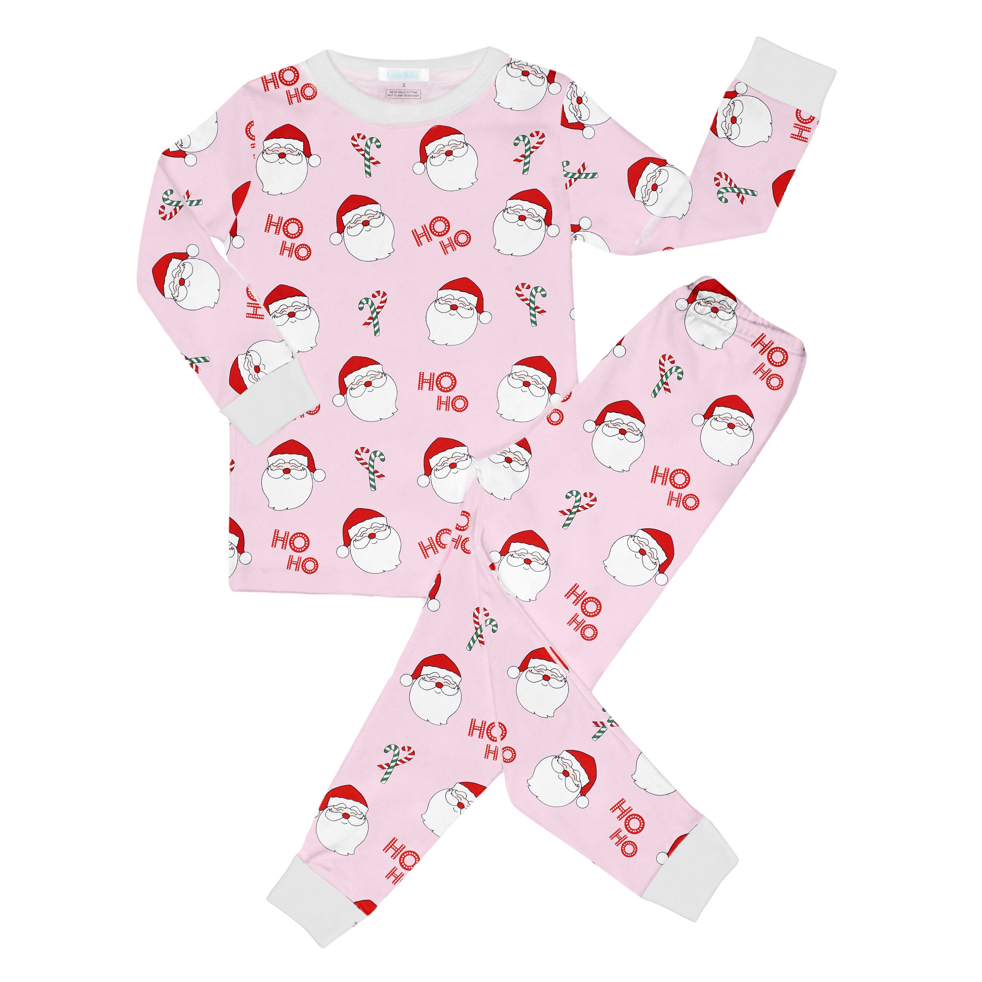 Jolly Santa Printed Pajama | Girl