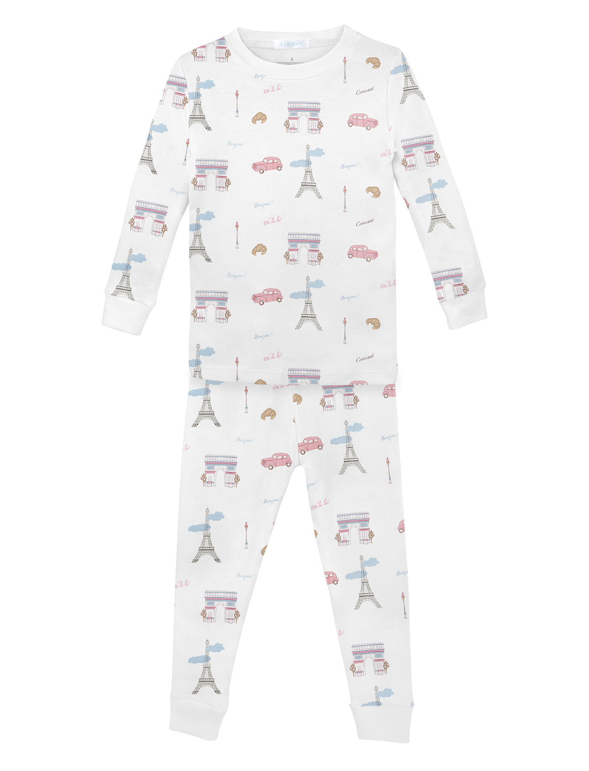 Always Paris Printed Pajamas | Girl