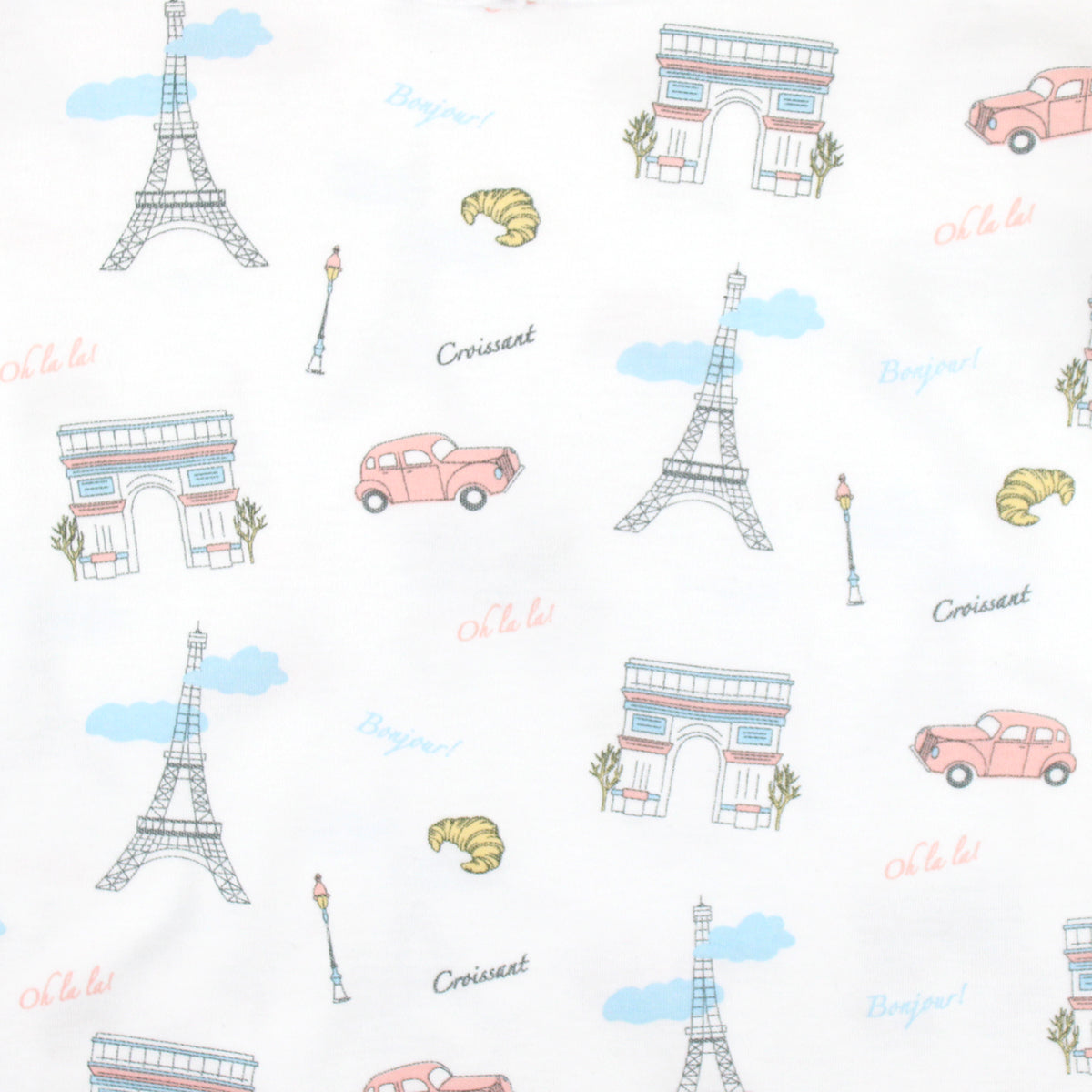 Always Paris Printed Pajamas  | Girl