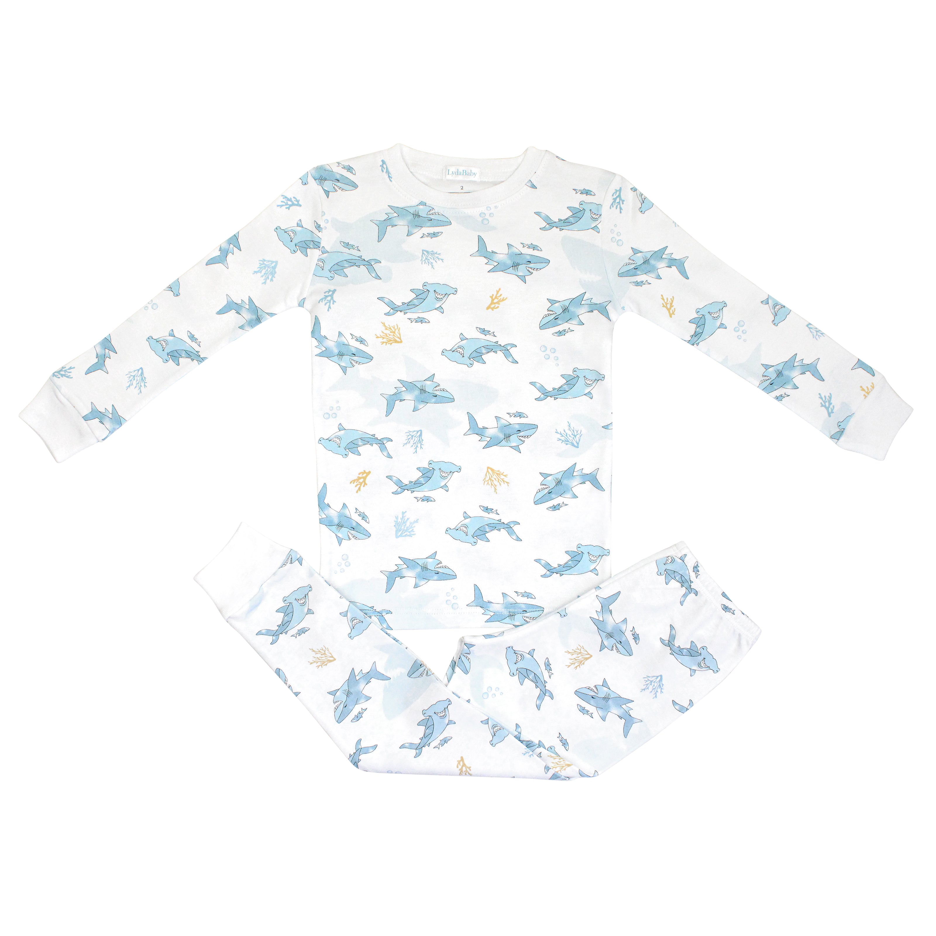 Friendly Sharks Printed Pajama | Boy