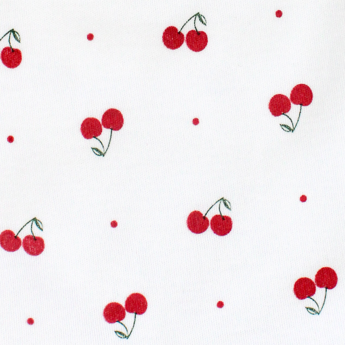 Cherries Printed Bib | Baby Girl