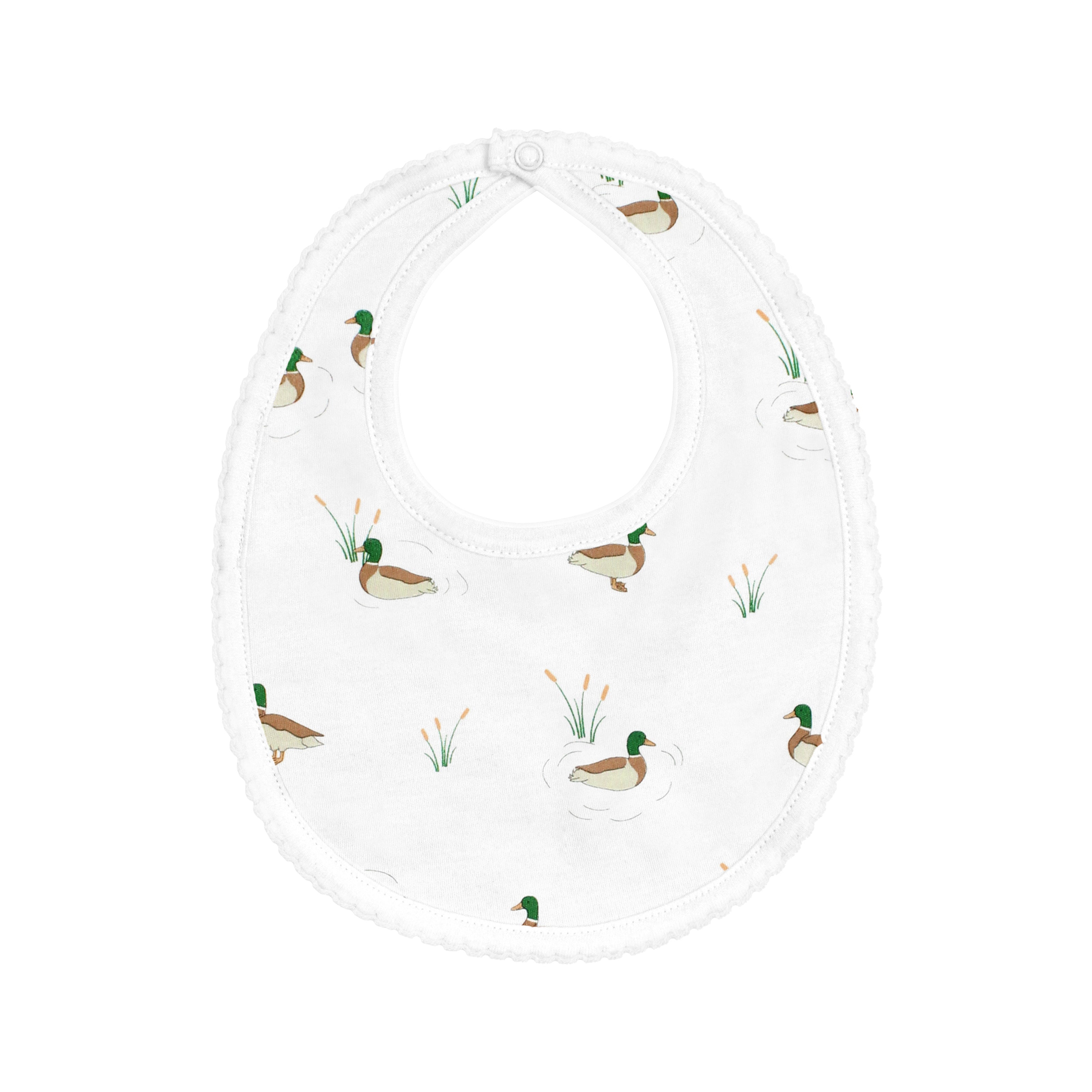 Mallard Ducks Printed Bib | Baby Boy