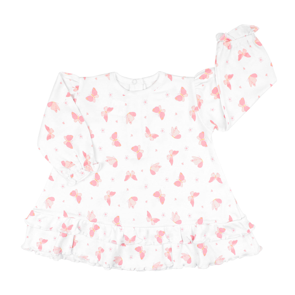 Butterflies Printed Dress | Baby Girl