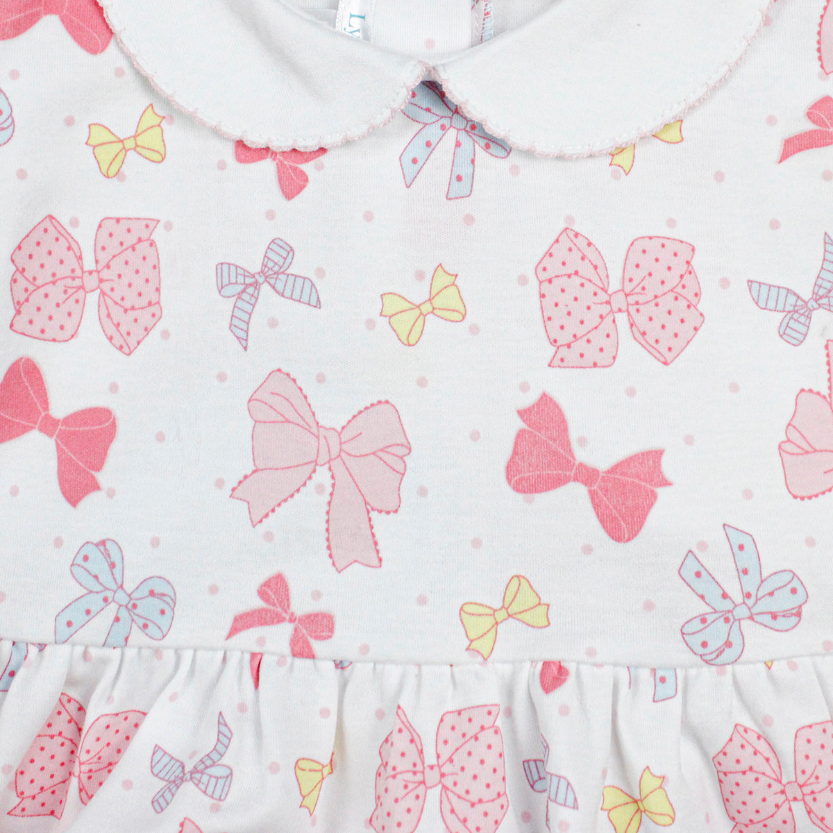 All Bows Printed Dress | Baby Girl