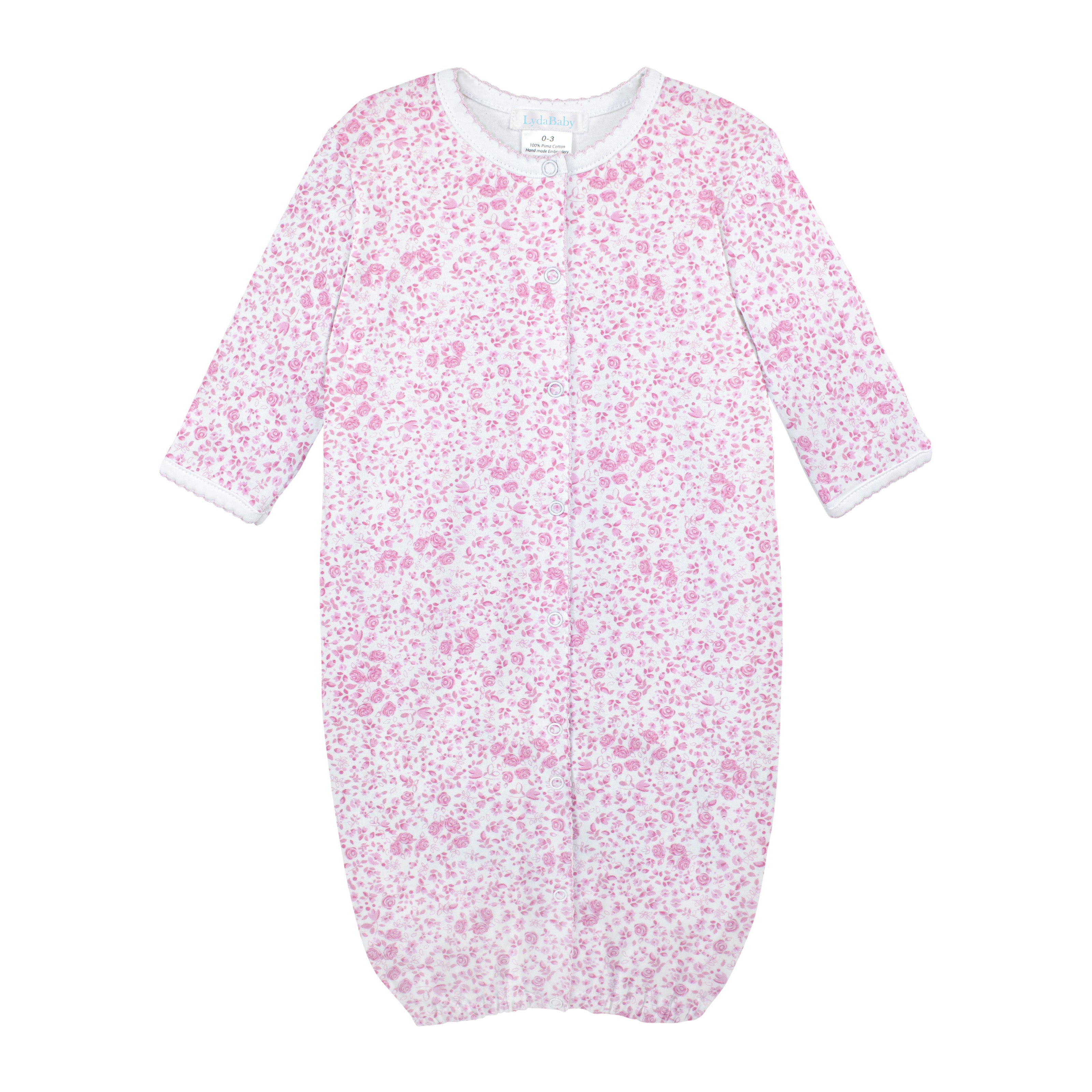 Pink Roses Garden Printed Converter | Baby Girl