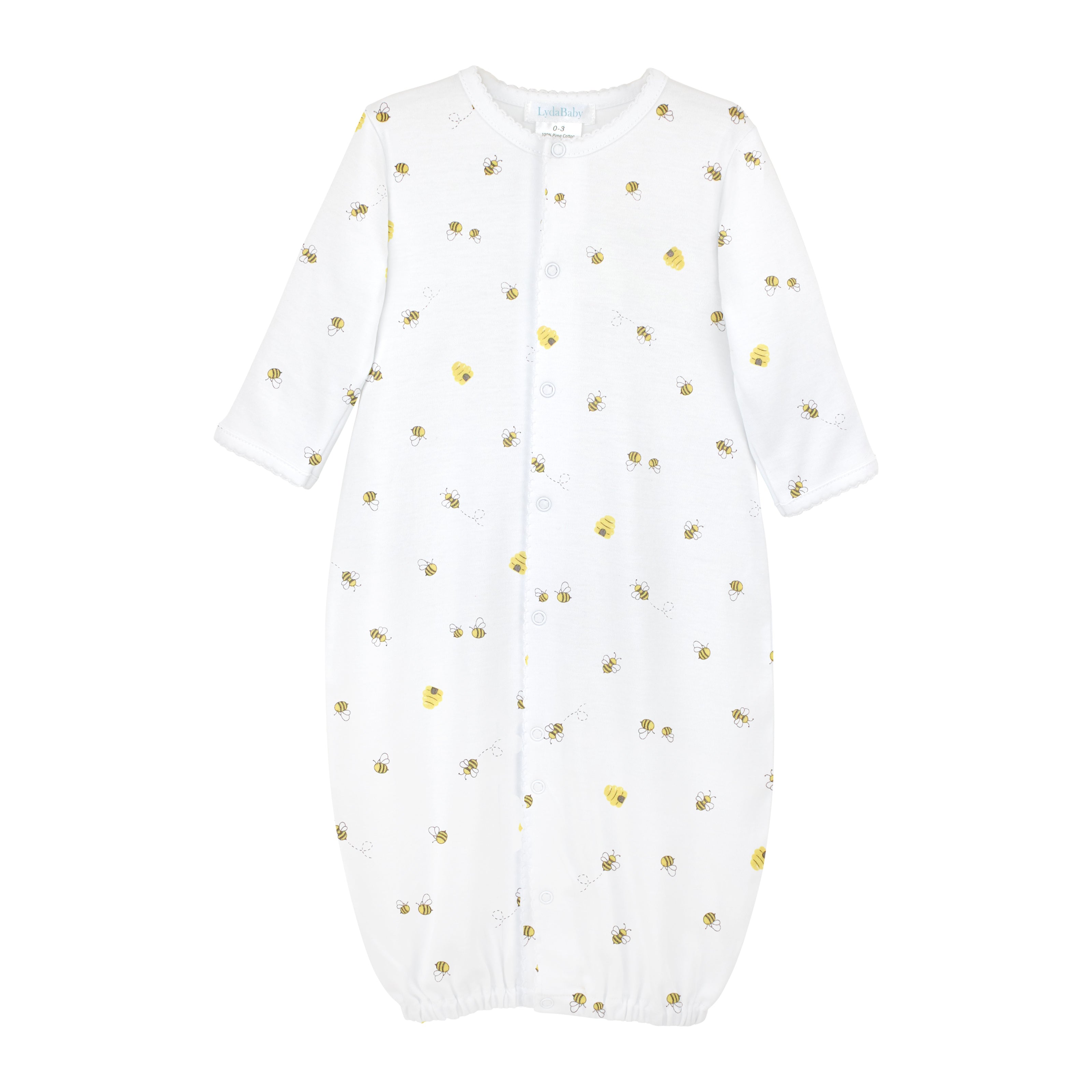 Bee Happy Printed Converter Footie | Baby Unisex