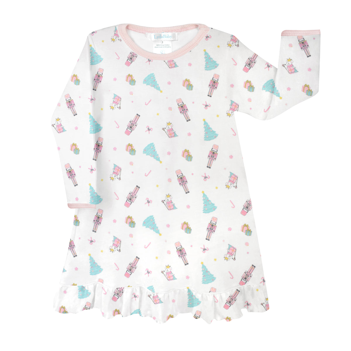 Christmas Nutcrackers Printed Dress | Baby Girl