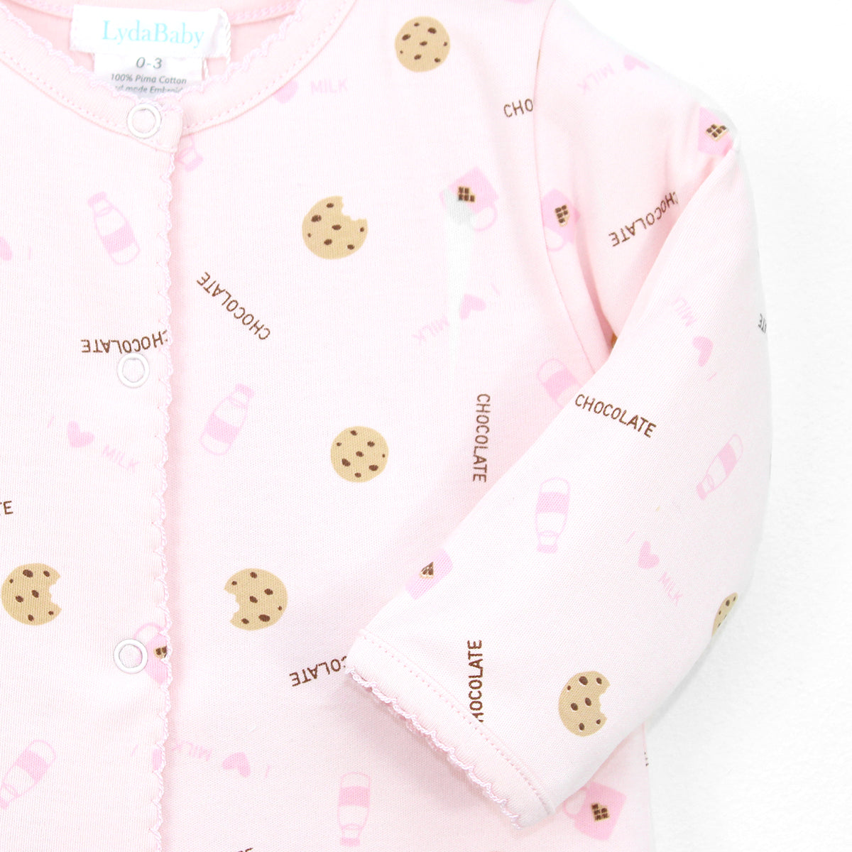 Cookies Printed Footie | Baby Girl