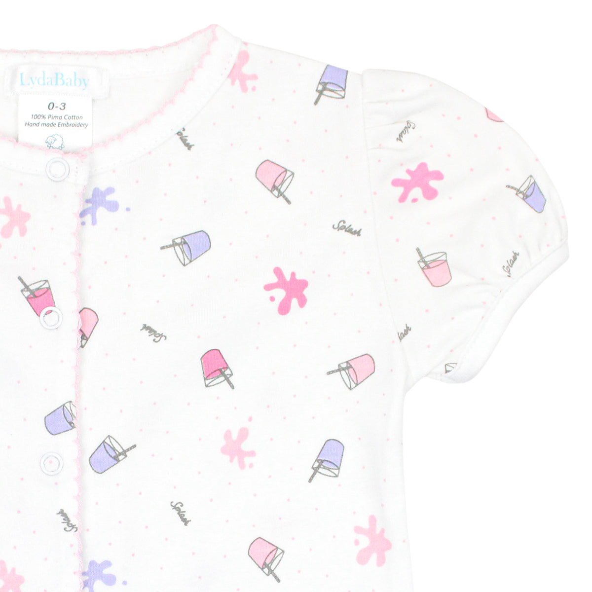 Fruit Juice Printed Romper | Baby Girl