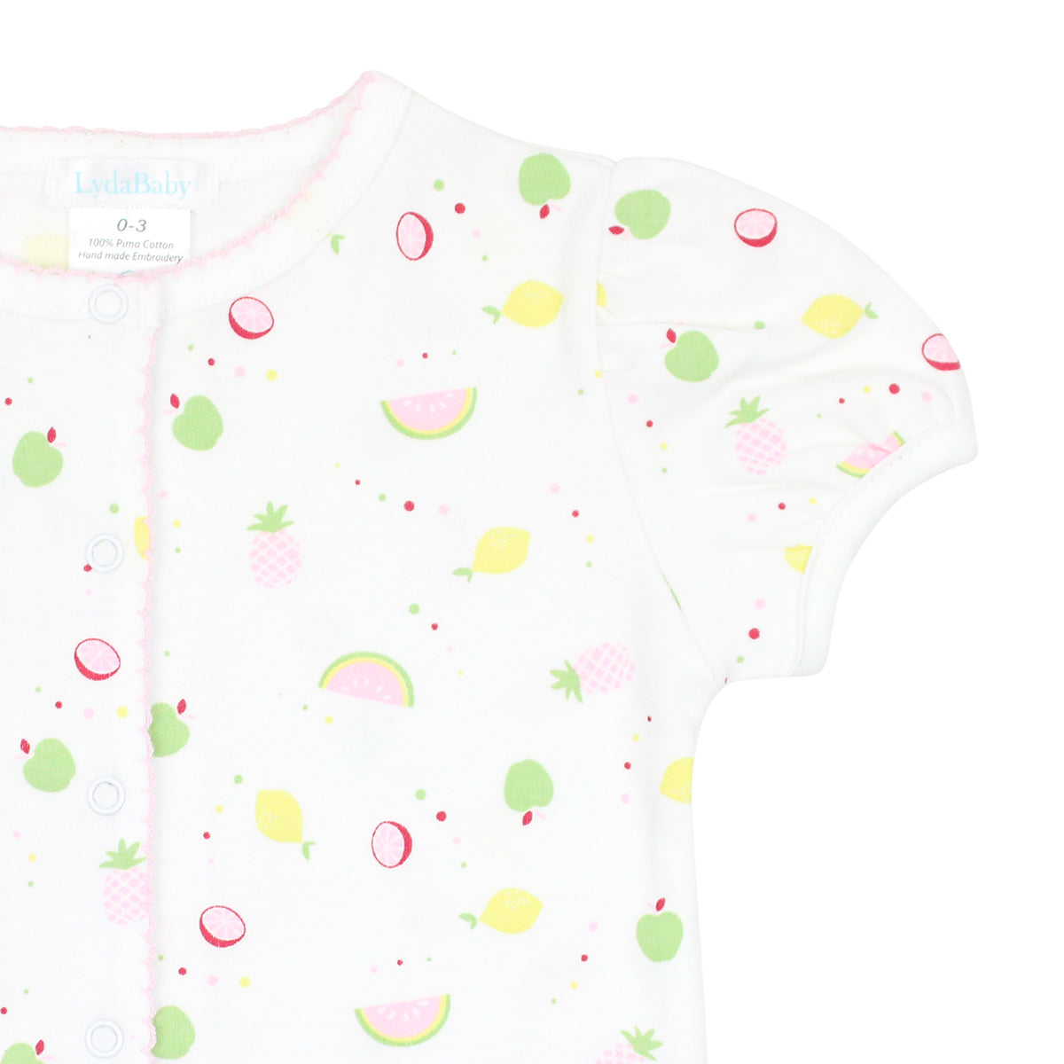 Summer Fruits Printed Romper | Baby Girl