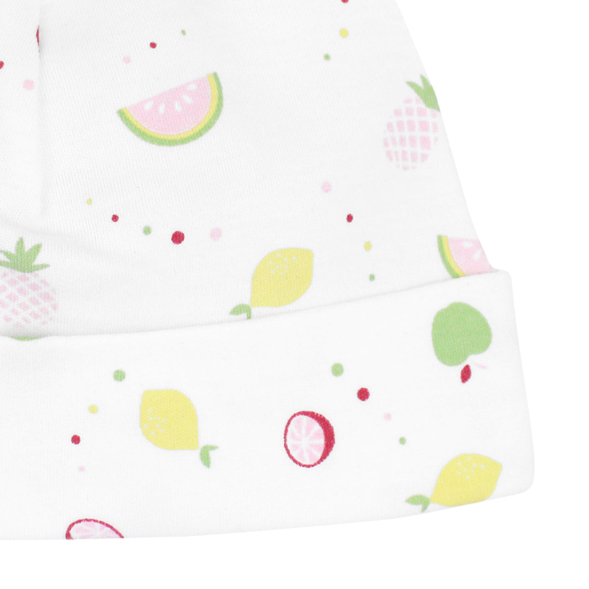 Summer Fruits Printed Hat | Baby Girl