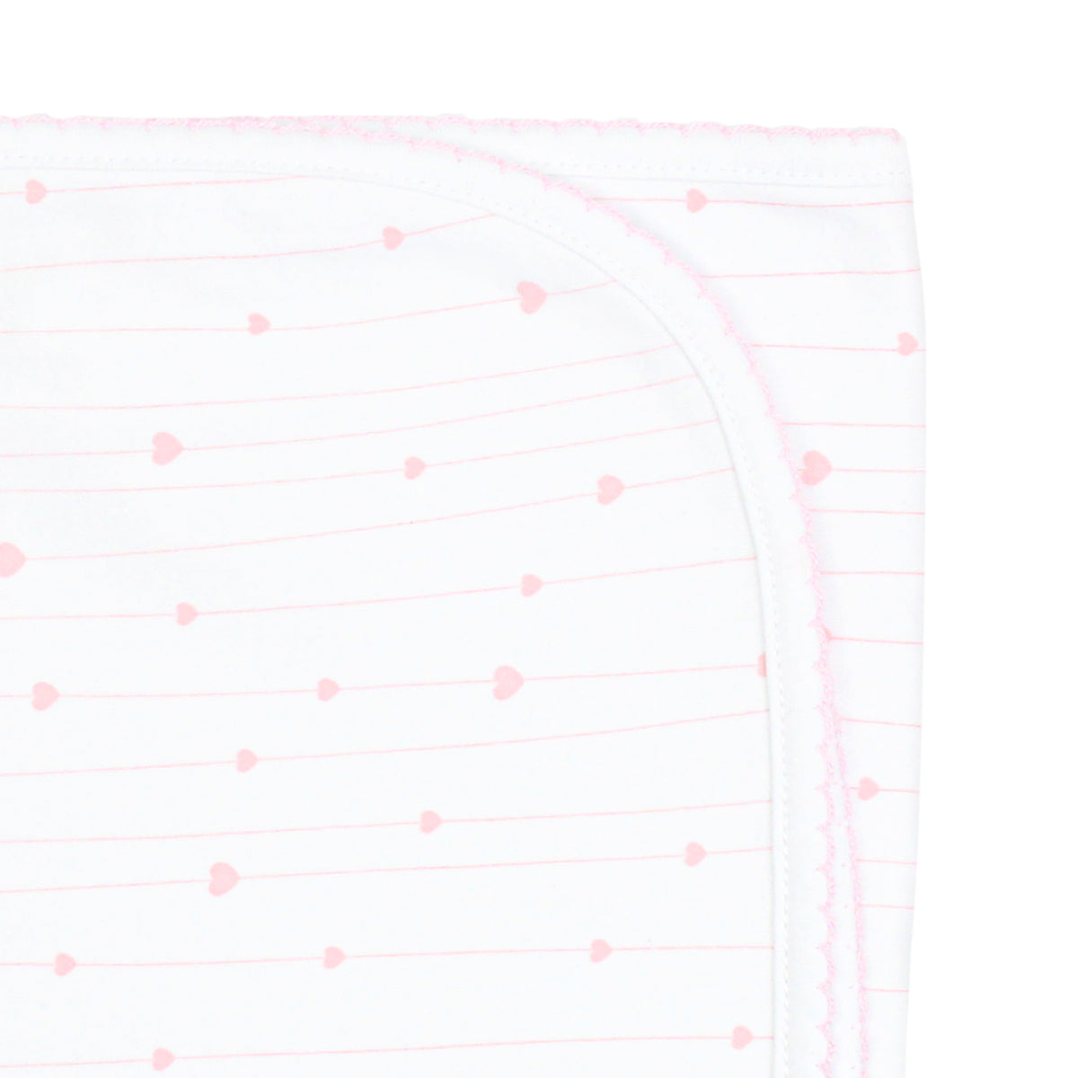 Little Hearts Printed Blanket | Baby Girl
