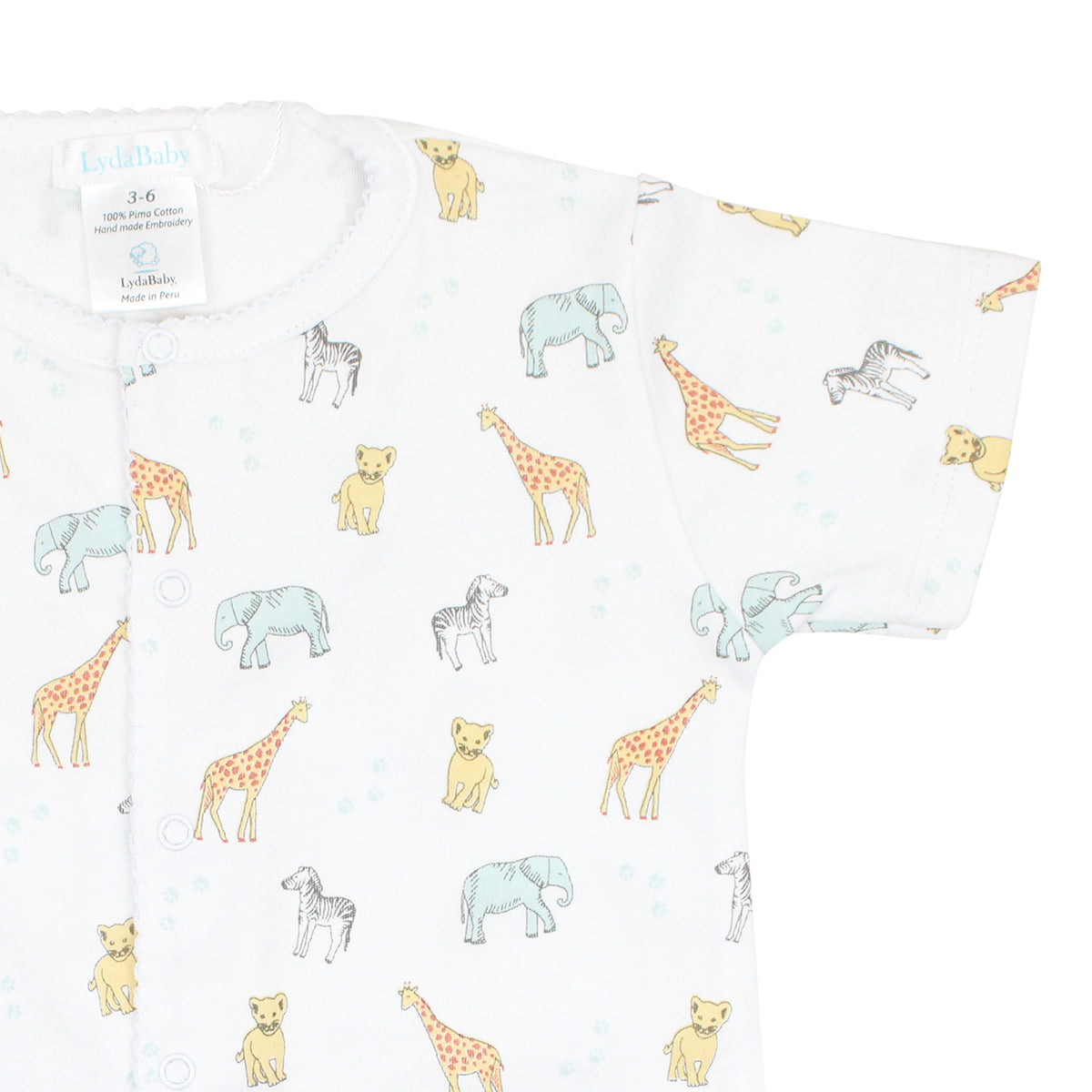 Safari Animals Printed Romper | Baby Unisex