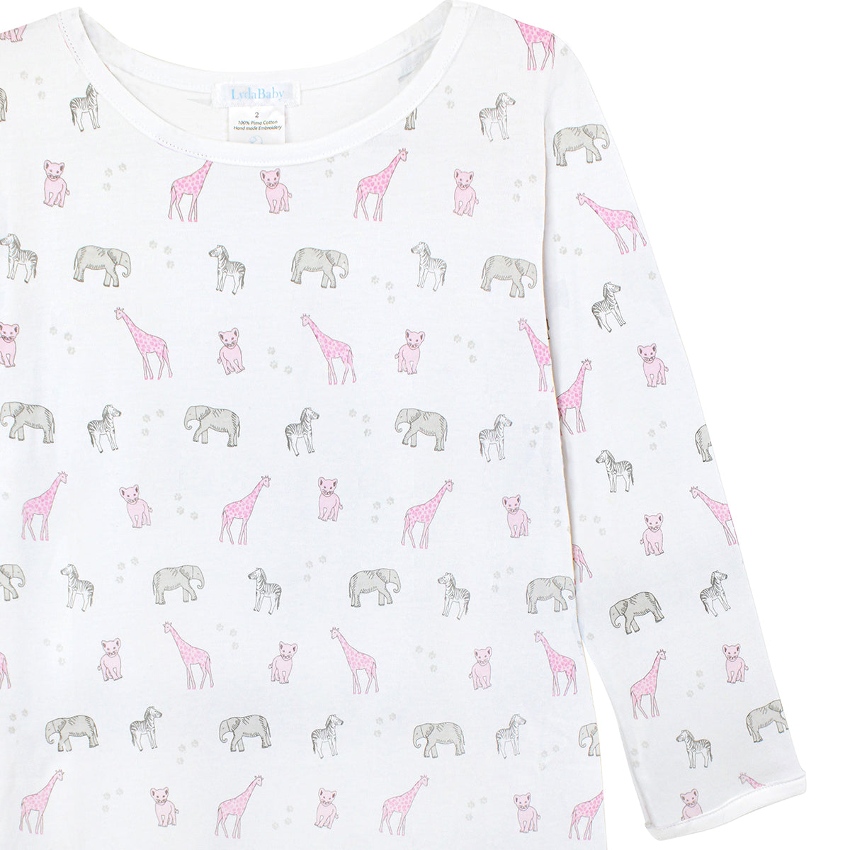 Safari Color Printed Dress | Girl