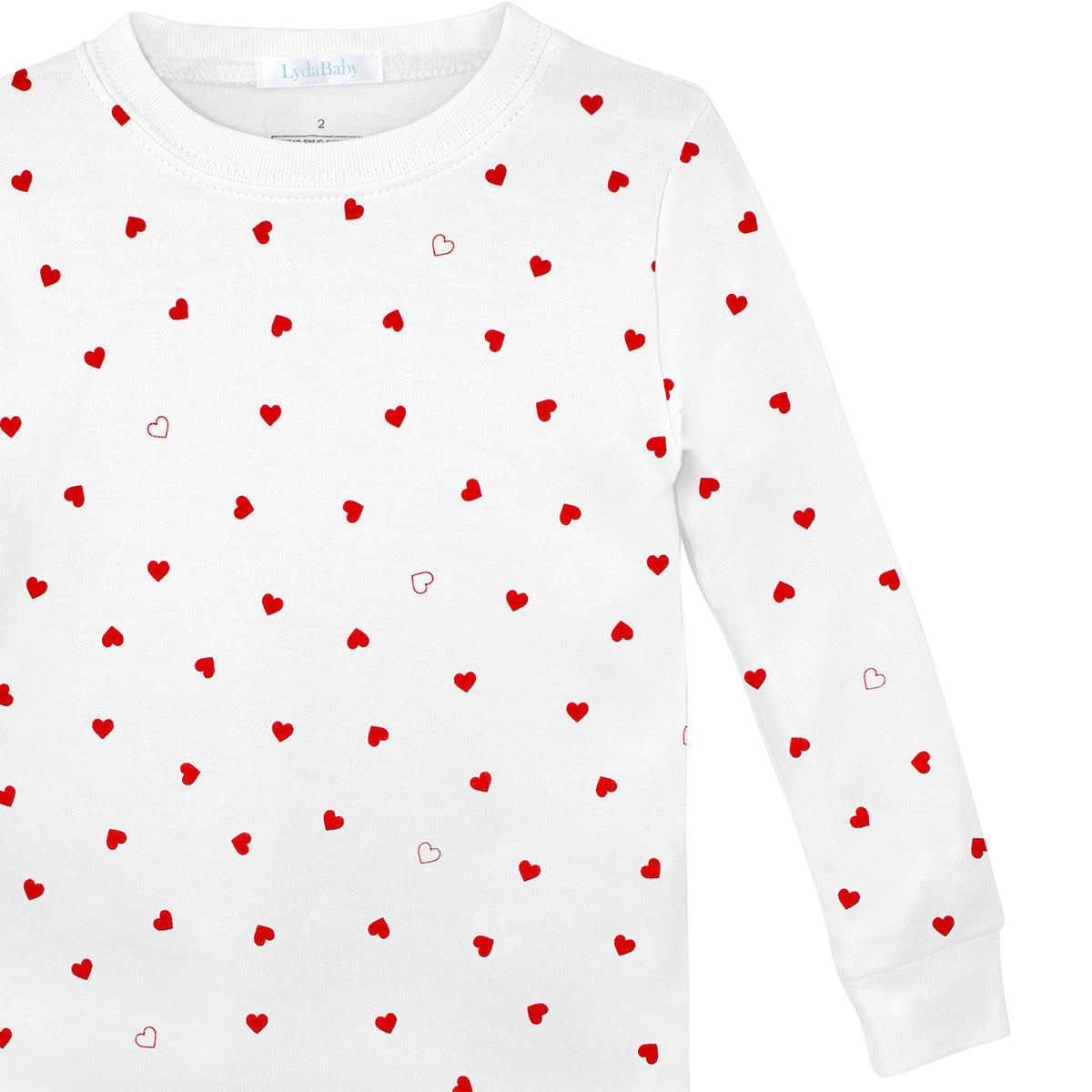 Tiny Heart Printed Pajama | Girl
