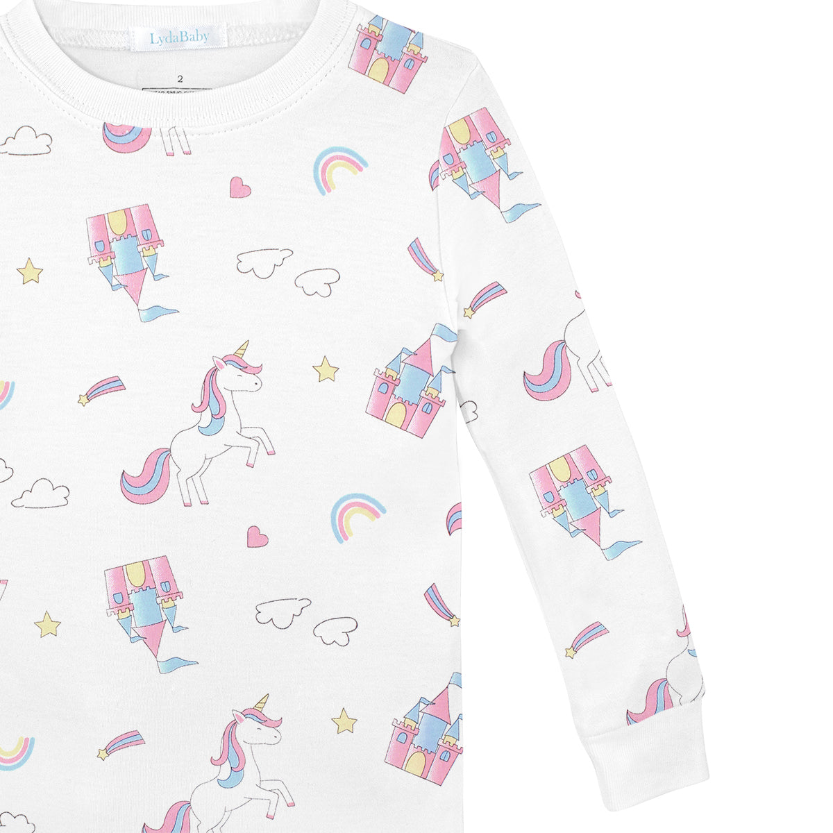 Unicorns and Rainbows Printed Pajama | Girl