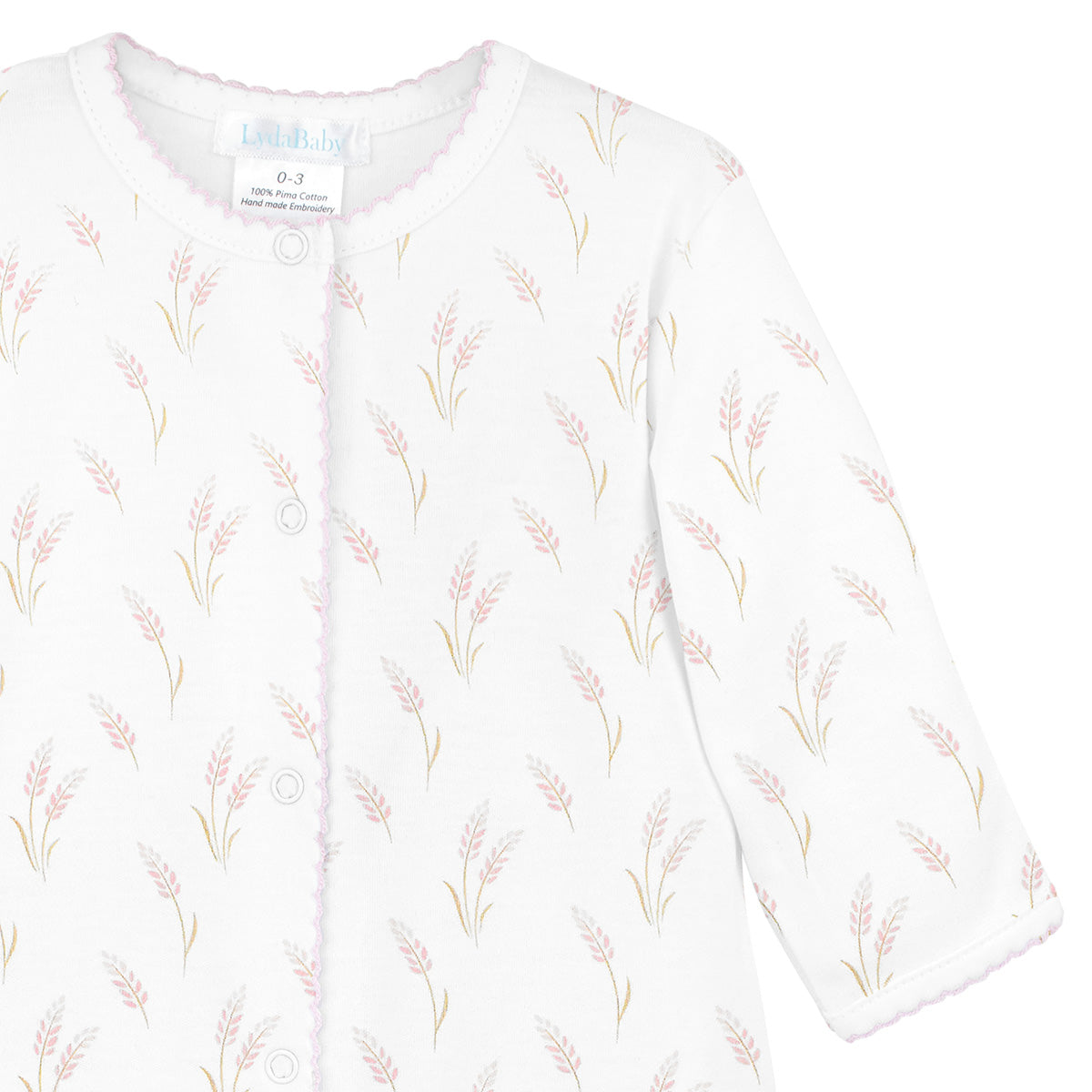 Wheat Spikes Printed Converter | Baby Girl