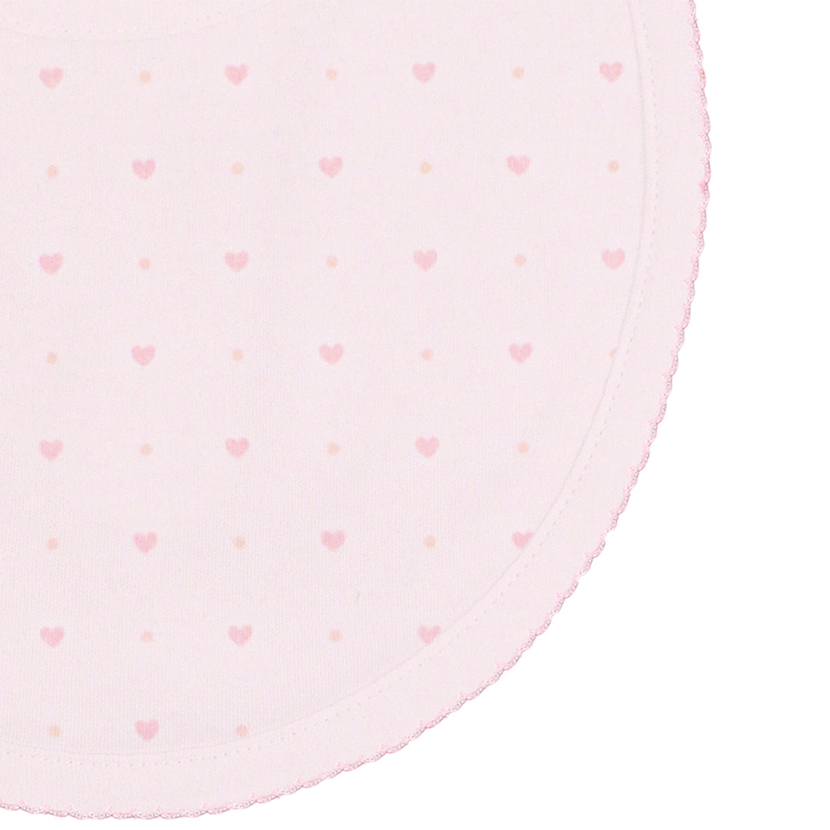 Lovely Dots Printed Bib | Baby Girl